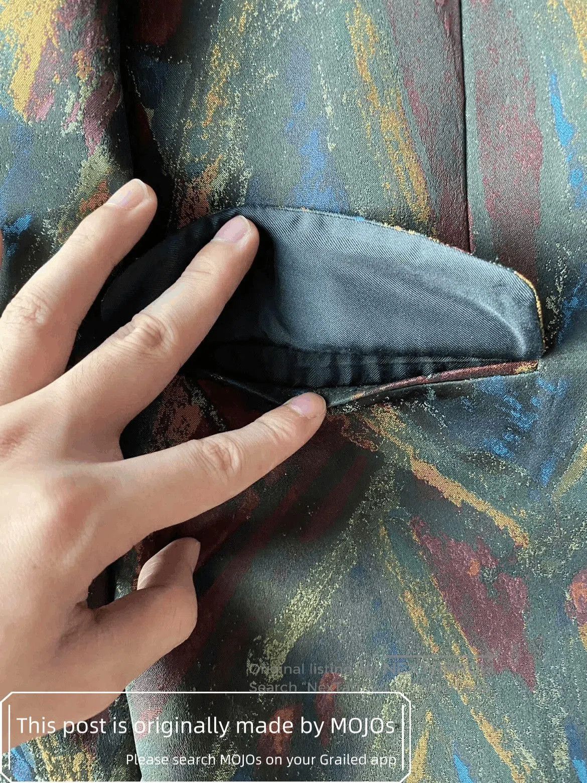 Saint Laurent Paris Sz 46 Saint Laurent Paris 14SS Colorful Painting Blazer moj Size US S / EU 44-46 / 1 - 6 Thumbnail