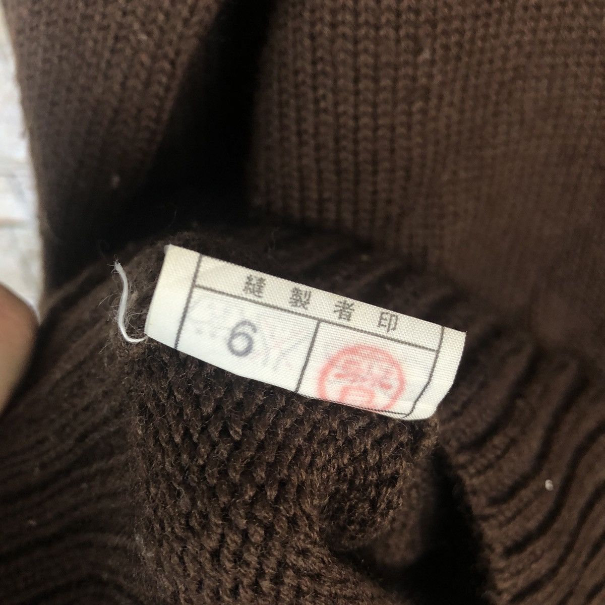 Homespun Knitwear × Japanese Brand Japanese Brand Brown Cardigan Knitwear #A765 Size US M / EU 48-50 / 2 - 11 Thumbnail