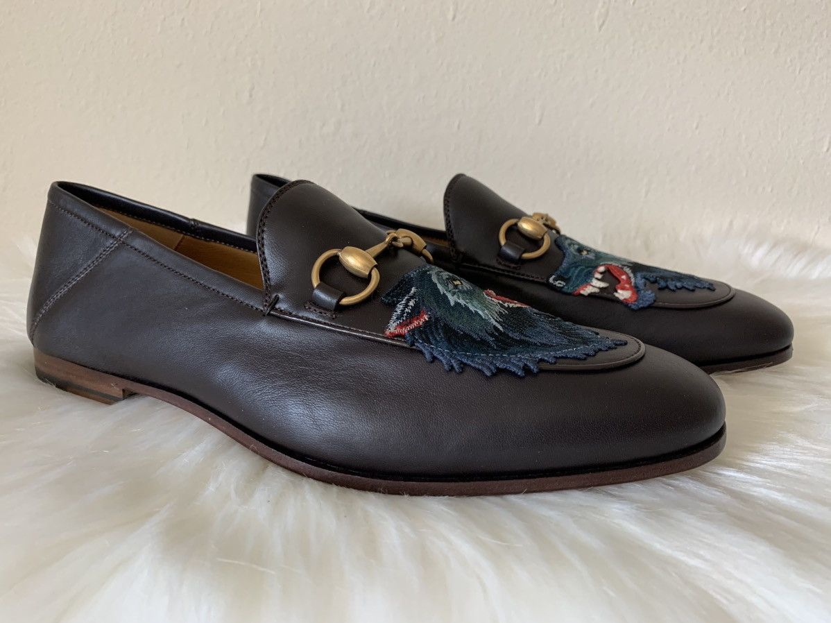 Gucci Gucci men's loafers with wolf appliqué Size US 7.5 / EU 40-41 - 3 Thumbnail