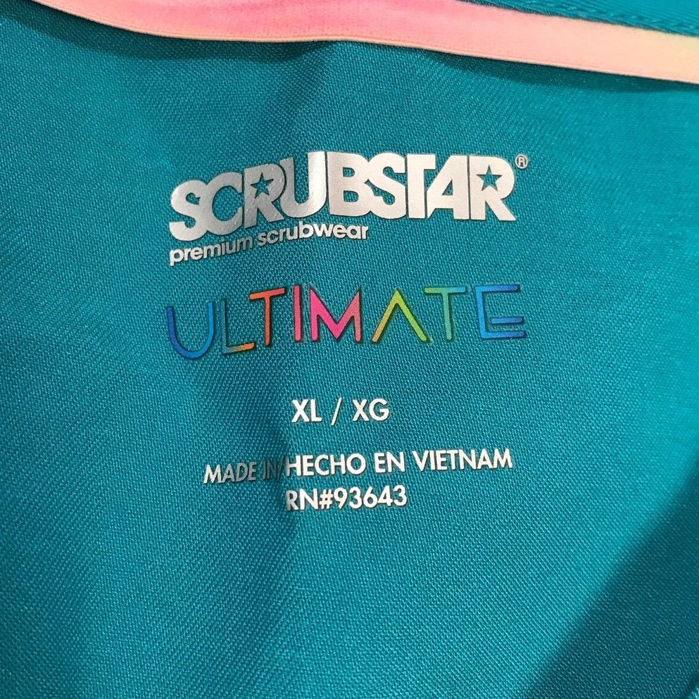 Other NWT Scrubstar Ultimate V-Neck Short Sleeve Scrub Top XL Size XL / US 12-14 / IT 48-50 - 3 Thumbnail