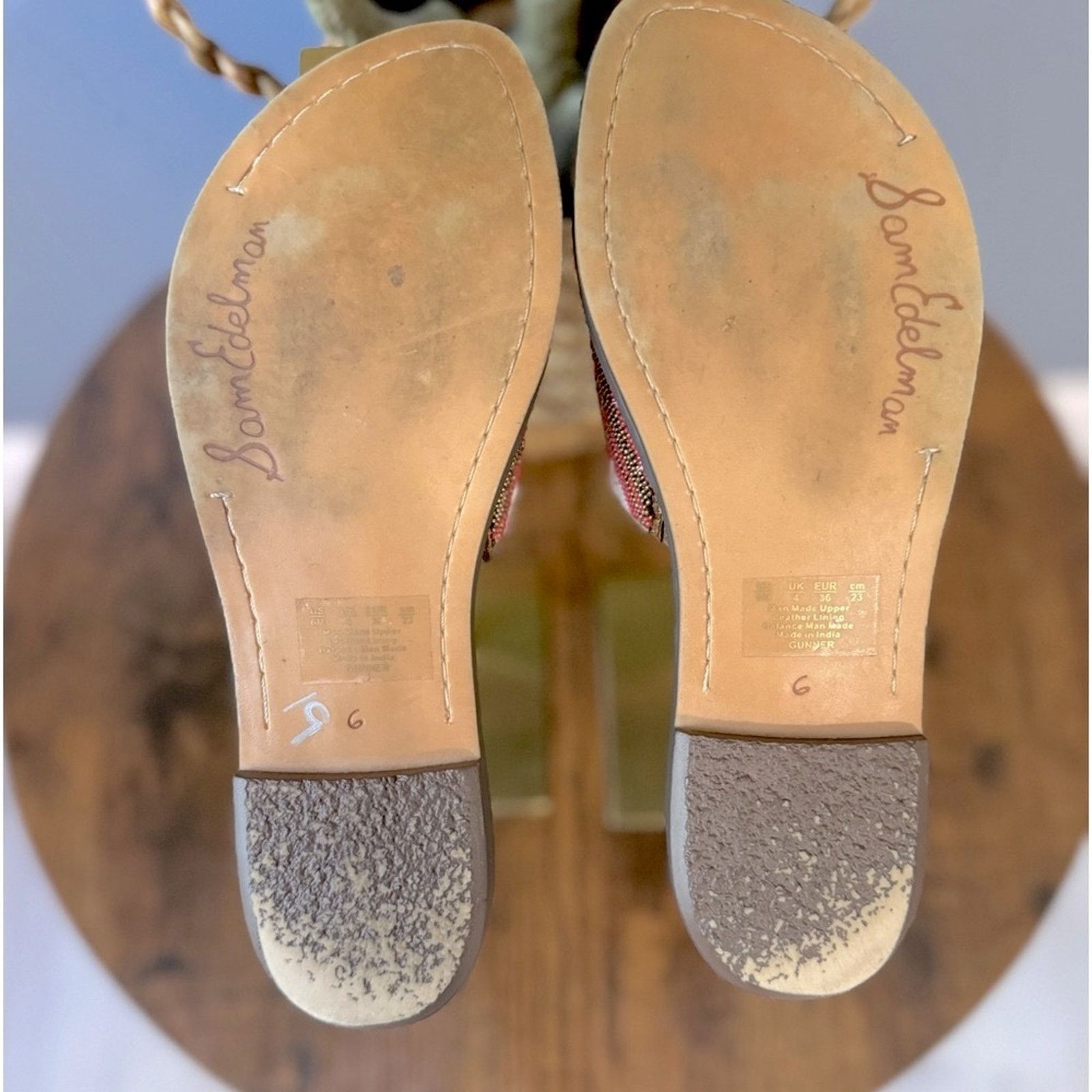 Sam Edelman SAM EDELMAN Gunner Slide Sandals Size US 6 / IT 36 - 10 Thumbnail