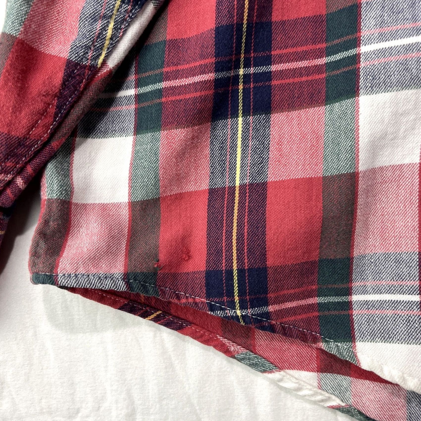 Vintage VINTAGE L.L. Bean Shirt Mens Medium Red Flannel Button-Down Made In USA Outdoor Shirt Size US M / EU 48-50 / 2 - 6 Thumbnail