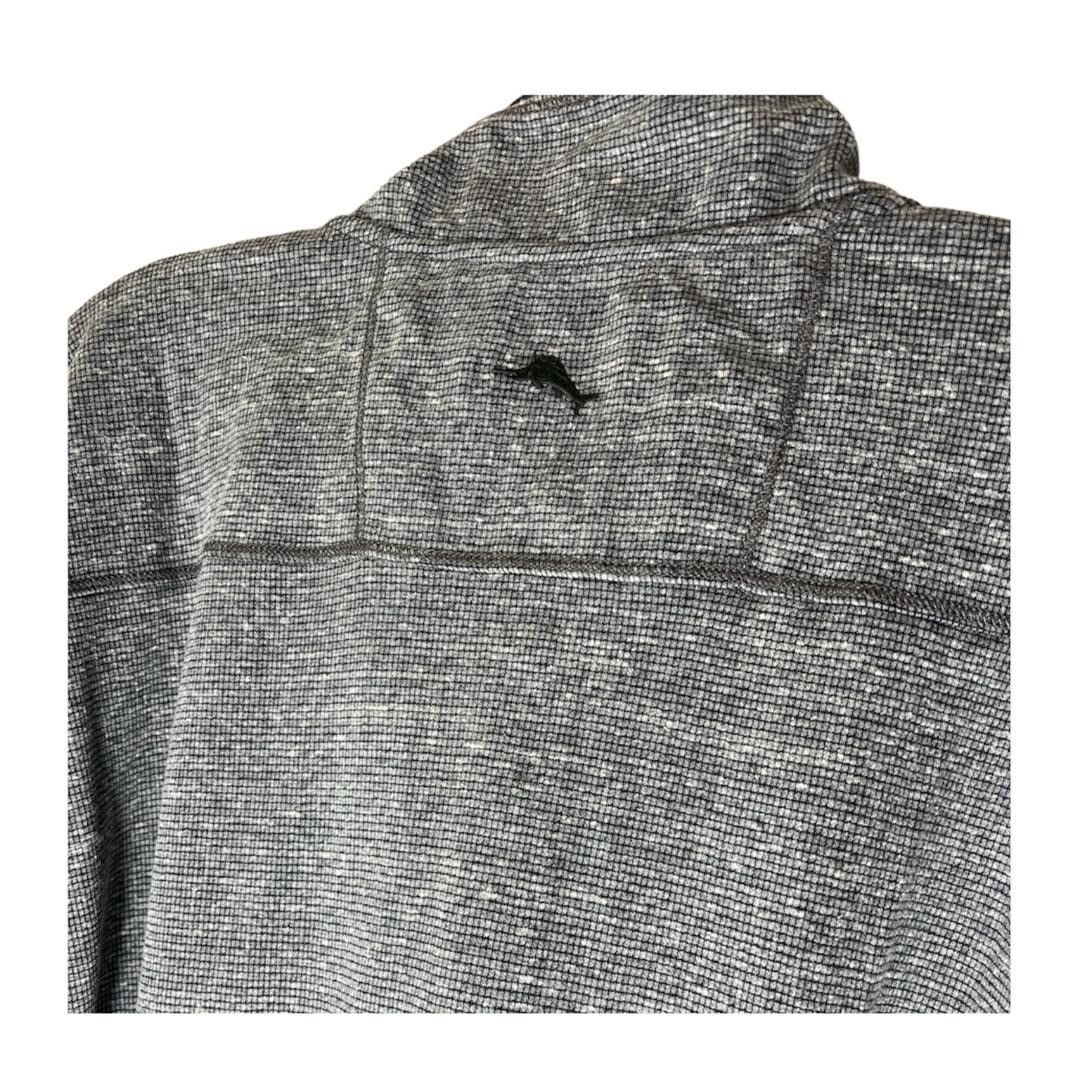 Tommy Bahama Tommy Bahama Mens Grey Big And Tall Half Snap Mock Neck Swea Size US XXL / EU 58 / 5 - 5 Thumbnail