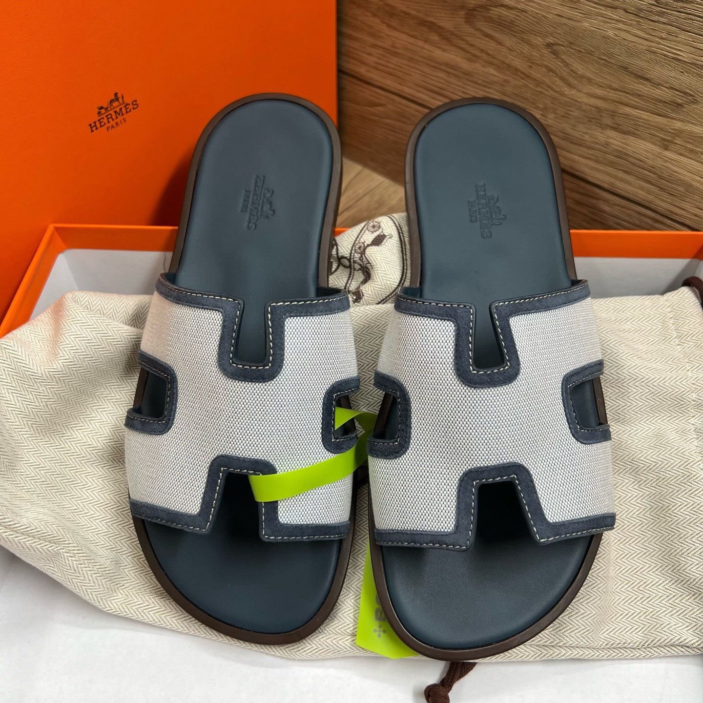 Hermes Hermes Gray Sandals 7.5 Men Size US 7.5 / EU 40-41 - 1 Thumbnail