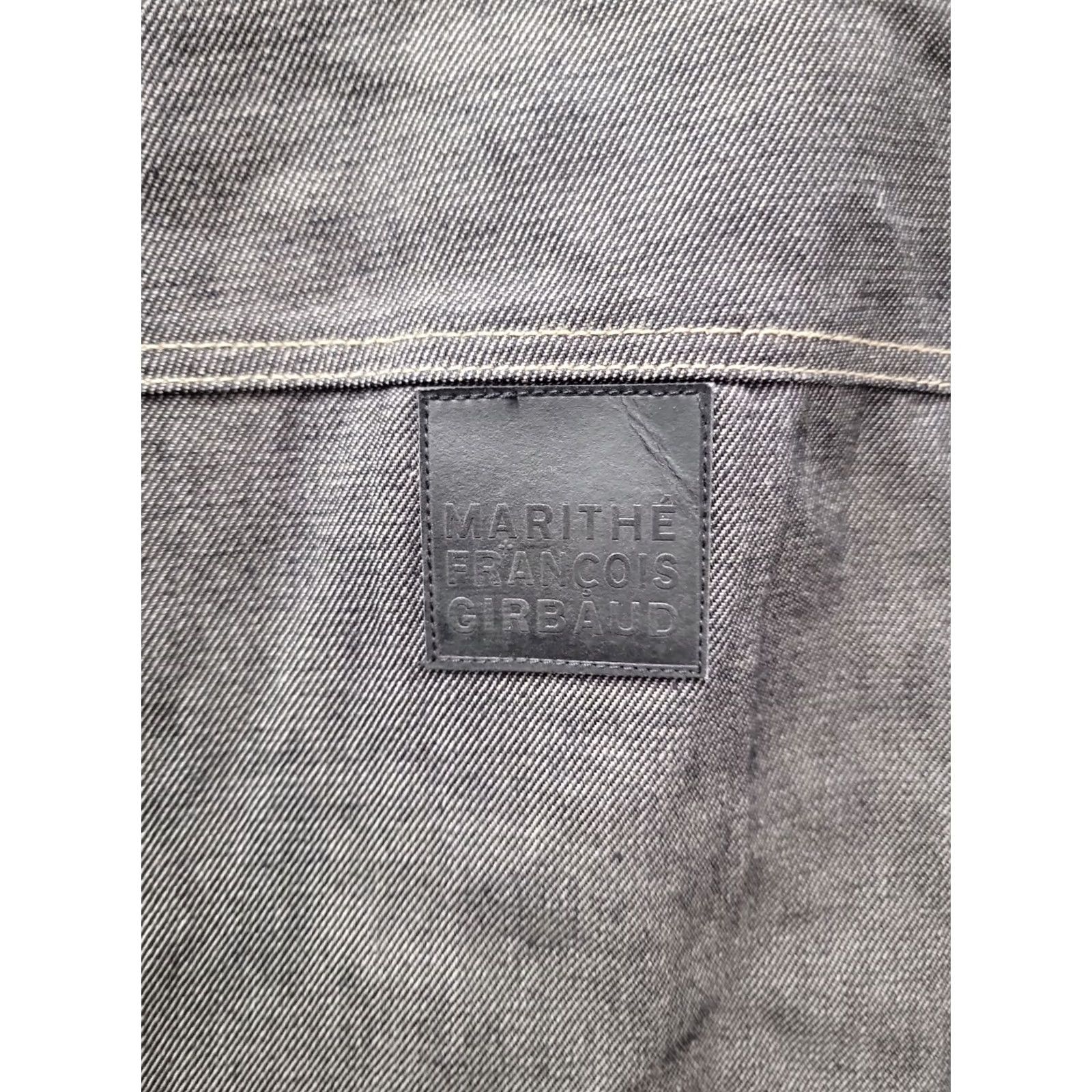 Vintage VINTAGE Marithe + Francois Girbaud Jacket Mens XL Denim Military Collared Pockets Logo Size US XL / EU 56 / 4 - 8 Thumbnail