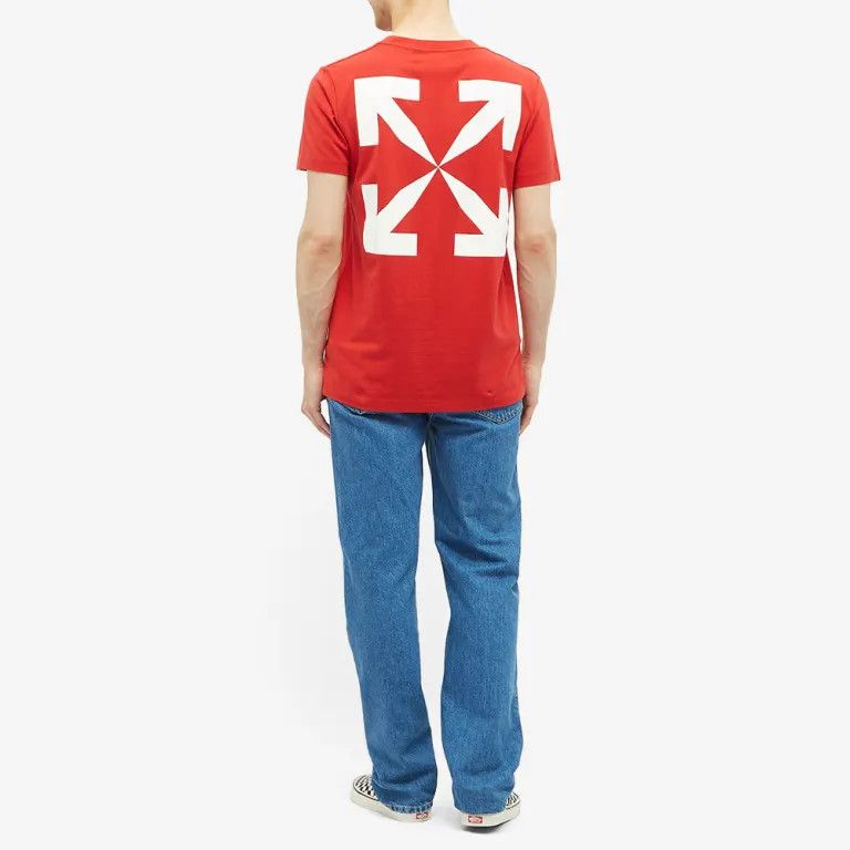 Off-White Red Pascal Skeleton Painting Arrows T-Shirt Size US M / EU 48-50 / 2 - 4 Thumbnail