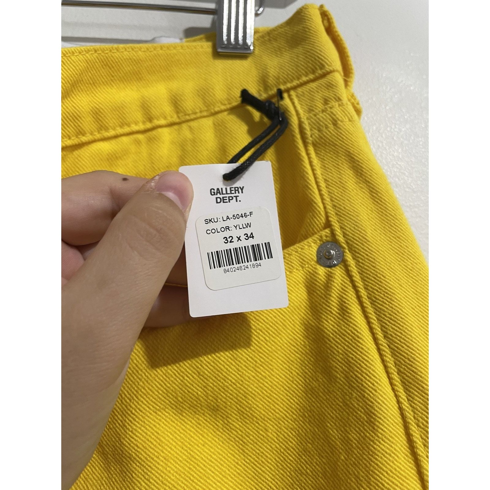 Gallery Dept. GALLERY DEPT. YELLOW FLARED JEANS SIZE 33 NEW Size US 32 / EU 48 - 4 Thumbnail