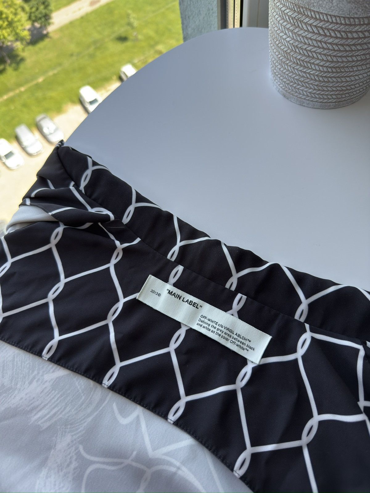 Off-White Off White Broken Fences Collar Shirt Size US M / EU 48-50 / 2 - 14 Thumbnail