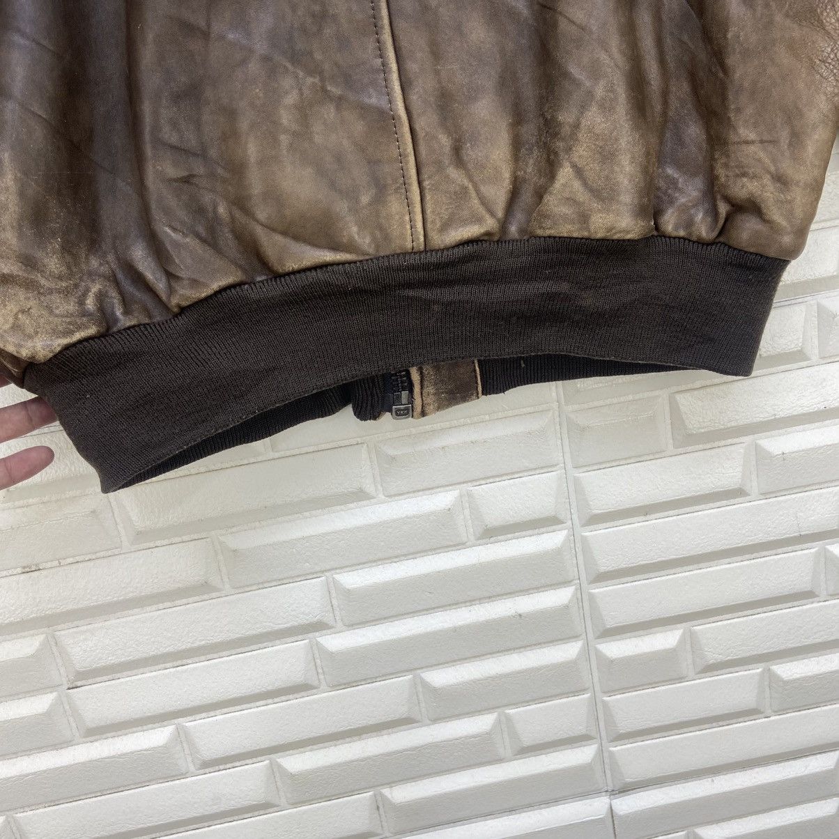 Vintage Vintage Air Force A-2 Military Sheepskin Leather Jacket Size US M / EU 48-50 / 2 - 18 Thumbnail