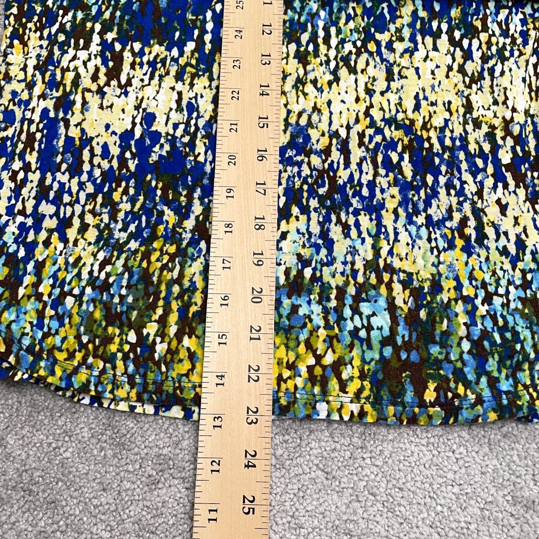 Liz Claiborne Liz Claiborne Blouse Women M Multicolor Rayon V-Neck Short Sleeve Casual Shirt Size M / US 6-8 / IT 42-44 - 7 Thumbnail