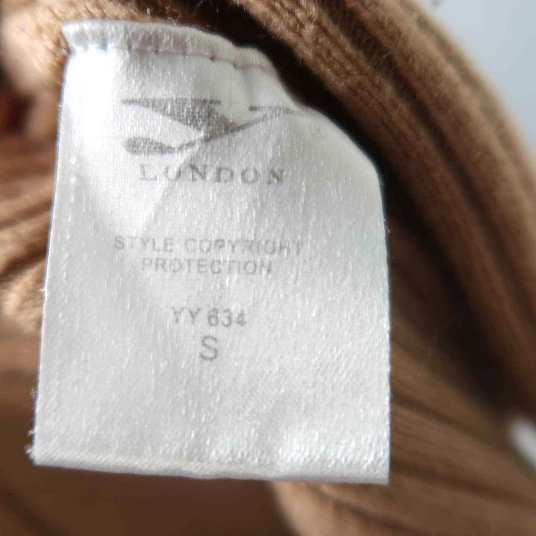 Vintage VINTAGE not specified; use best guess: Y London Brown Knit Zip Up Hooded Cardigan Sweater Small Size S / US 4 / IT 40 - 6 Thumbnail