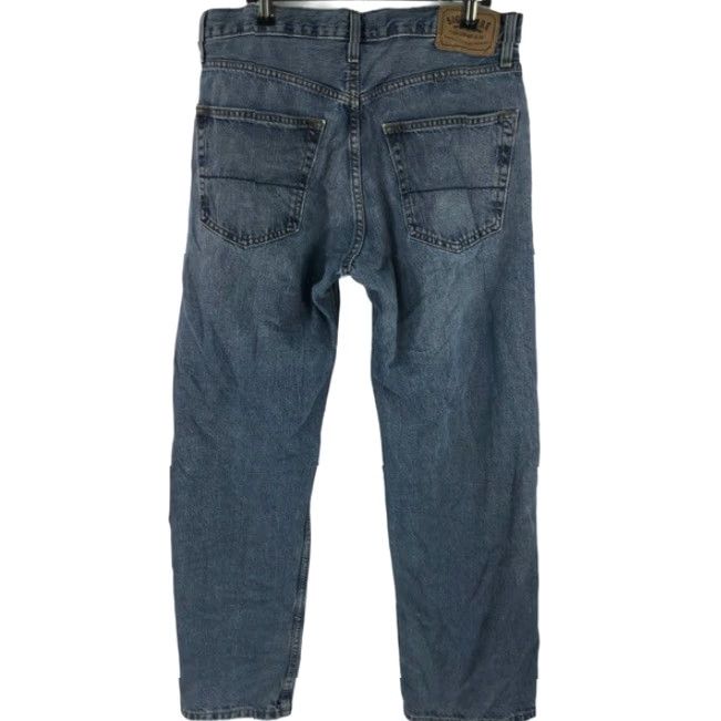Levi's VINTAGE Levi's Signature Denim Jeans Straight 32x30 Blue 90s Metal Theme Mens Regular 32 Size US 32 / EU 48 - 2 Thumbnail
