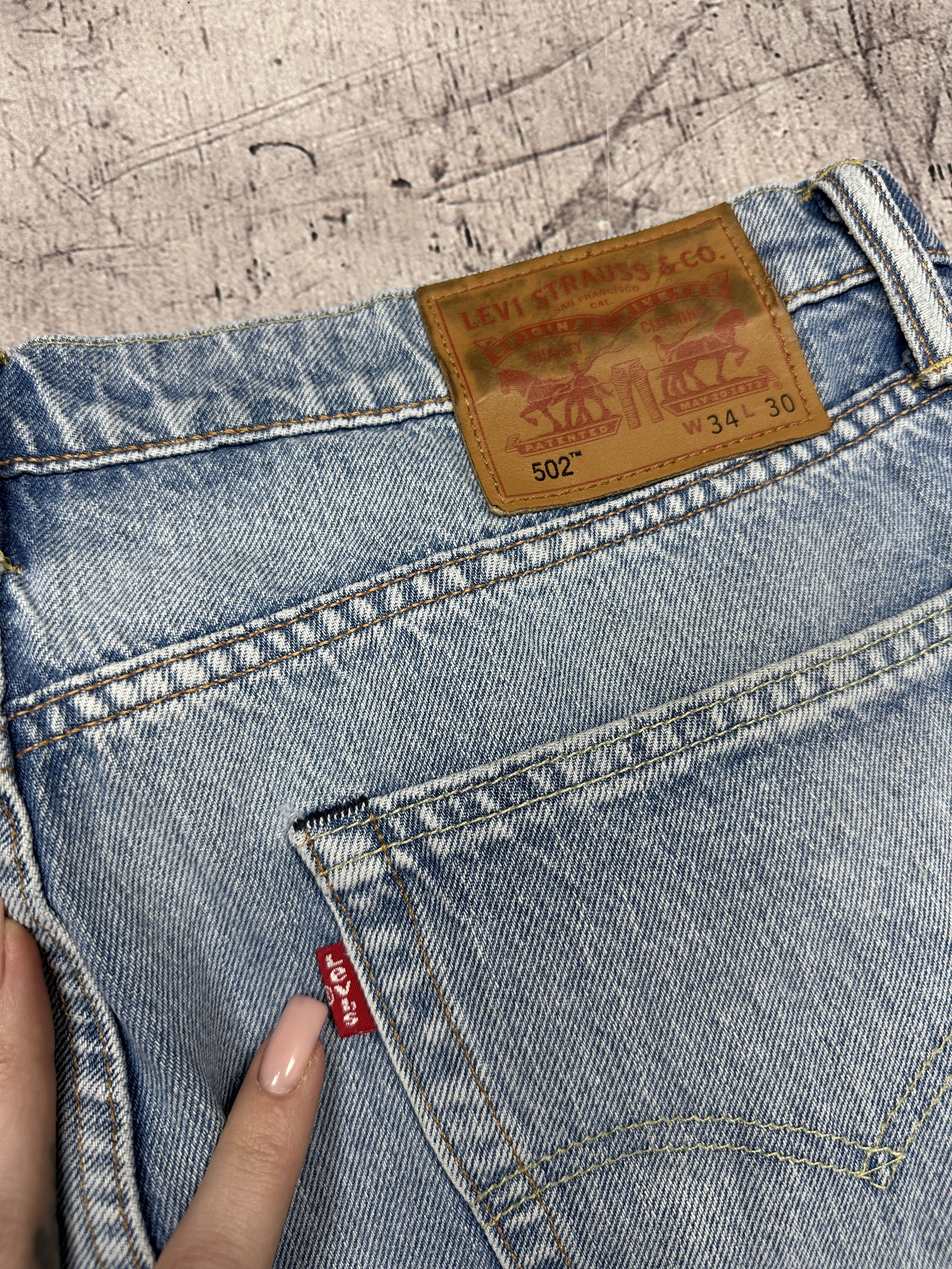 Levi's Levi's 502 Mens Denim Pants Jeans Size 34 x 30 Size US 34 / EU 50 - 11 Thumbnail