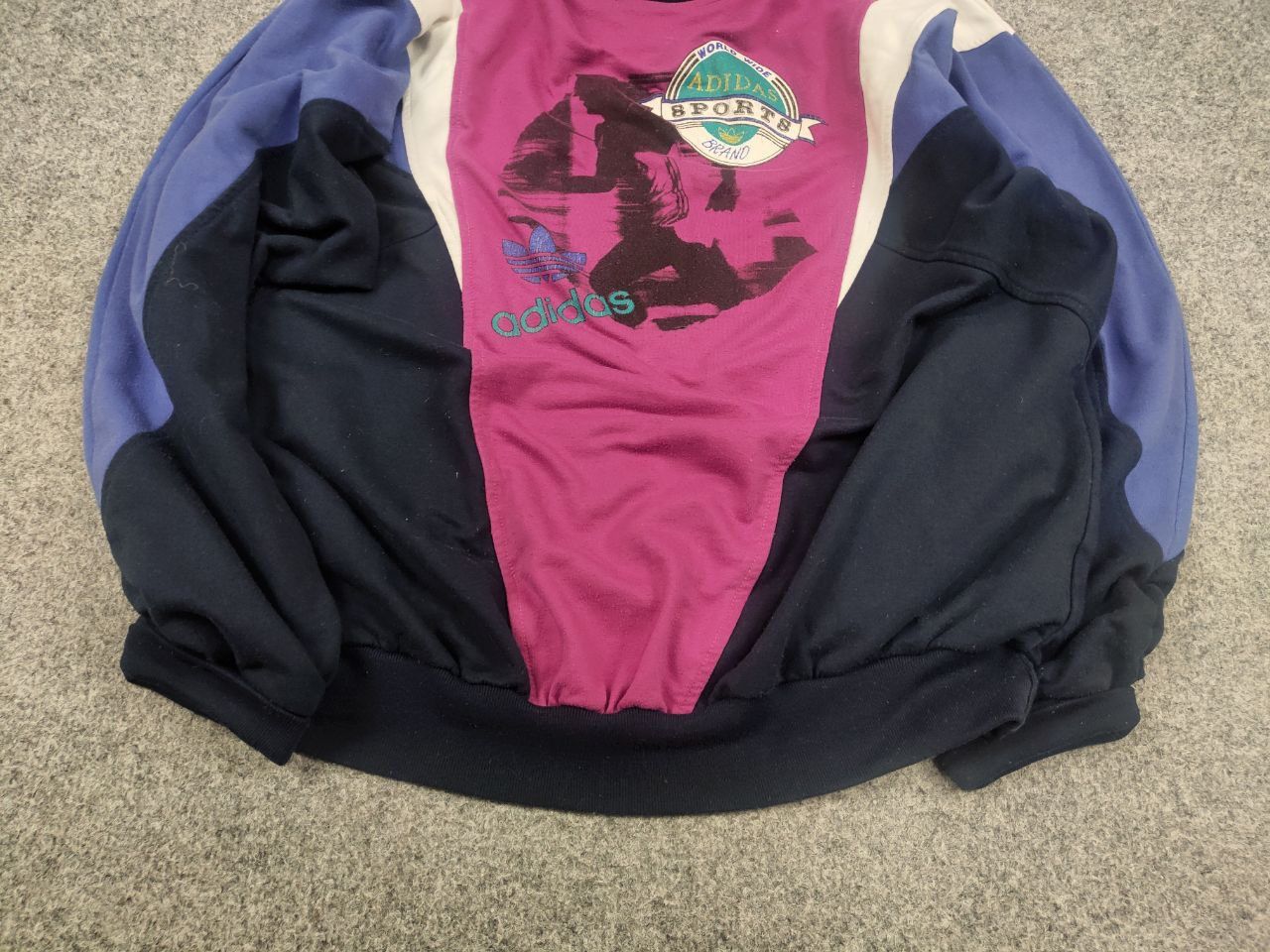 Adidas Vintage 90's Adidas Originals Worldwide Sports Sweatshirt Size US L / EU 52-54 / 3 - 5 Thumbnail