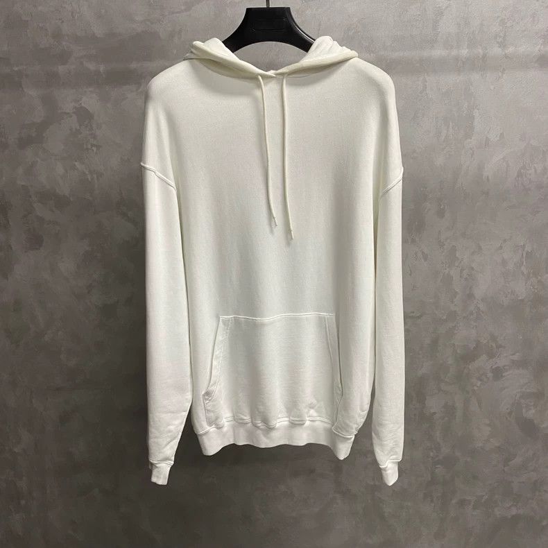 Balenciaga Balenciaga White Logo Hoodie Size US M / EU 48-50 / 2 - 1 Thumbnail