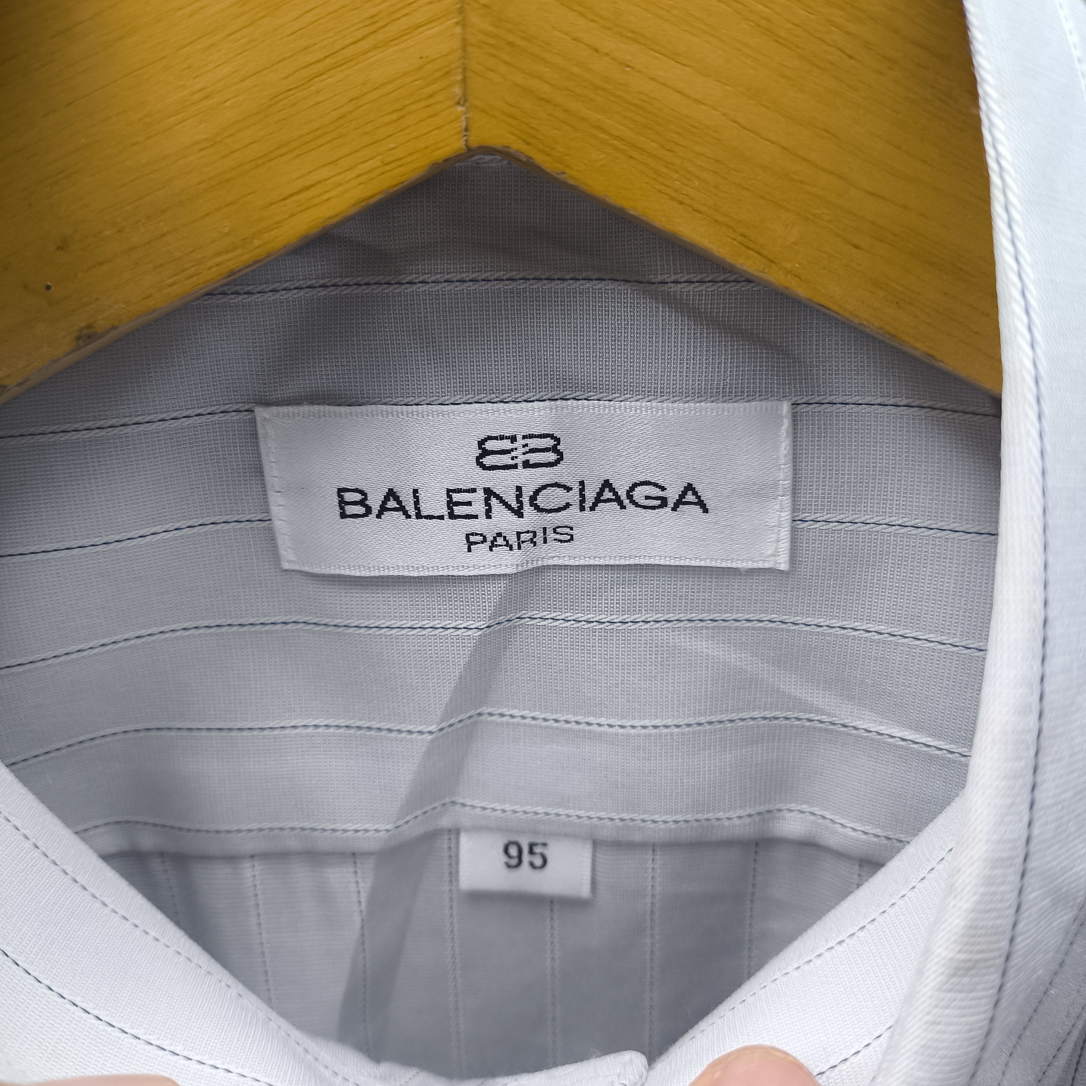 Balenciaga Balenciaga stripped shirt button up Size US M / EU 48-50 / 2 - 3 Thumbnail