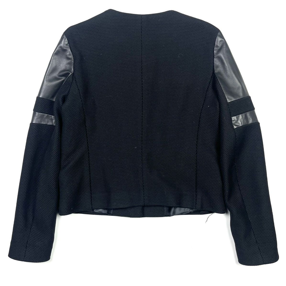 Designer × Sandro Sandro Paris Blazer Jacket Zip Pattern Black Size S / US 4 / IT 40 - 3 Thumbnail