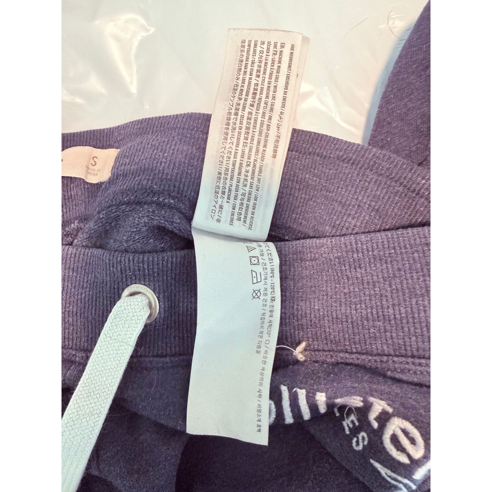 Hollister Hollister Sweatpants Women Navy Cotton Blend S - C021 Size 27" / US 4 / IT 40 - 6 Thumbnail