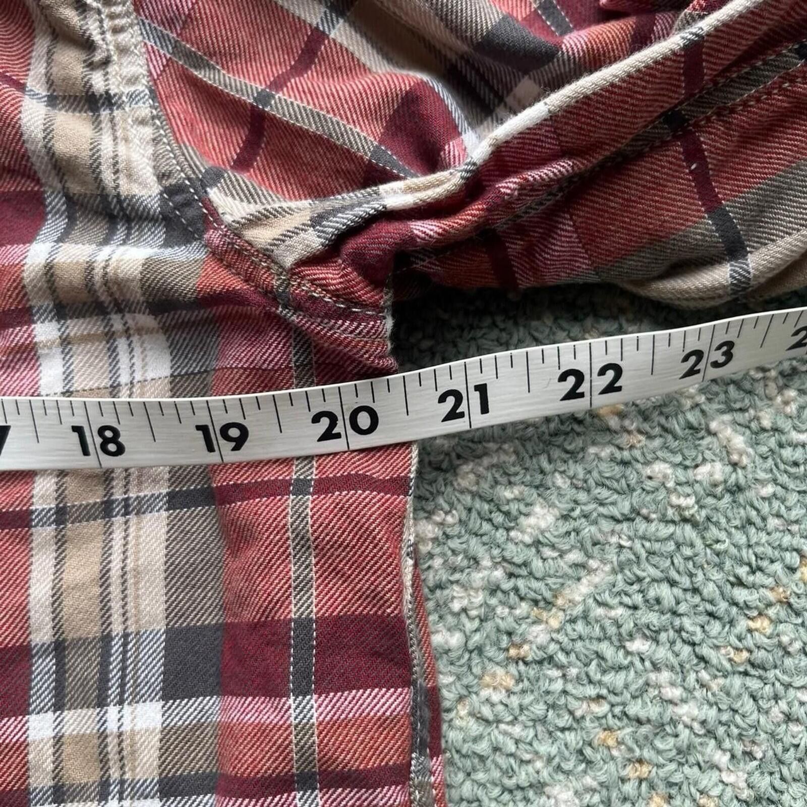 Eddie Bauer Eddie Bauer Snap Button Plaid Mens Large Long Sleeve Flannel Size US L / EU 52-54 / 3 - 5 Thumbnail