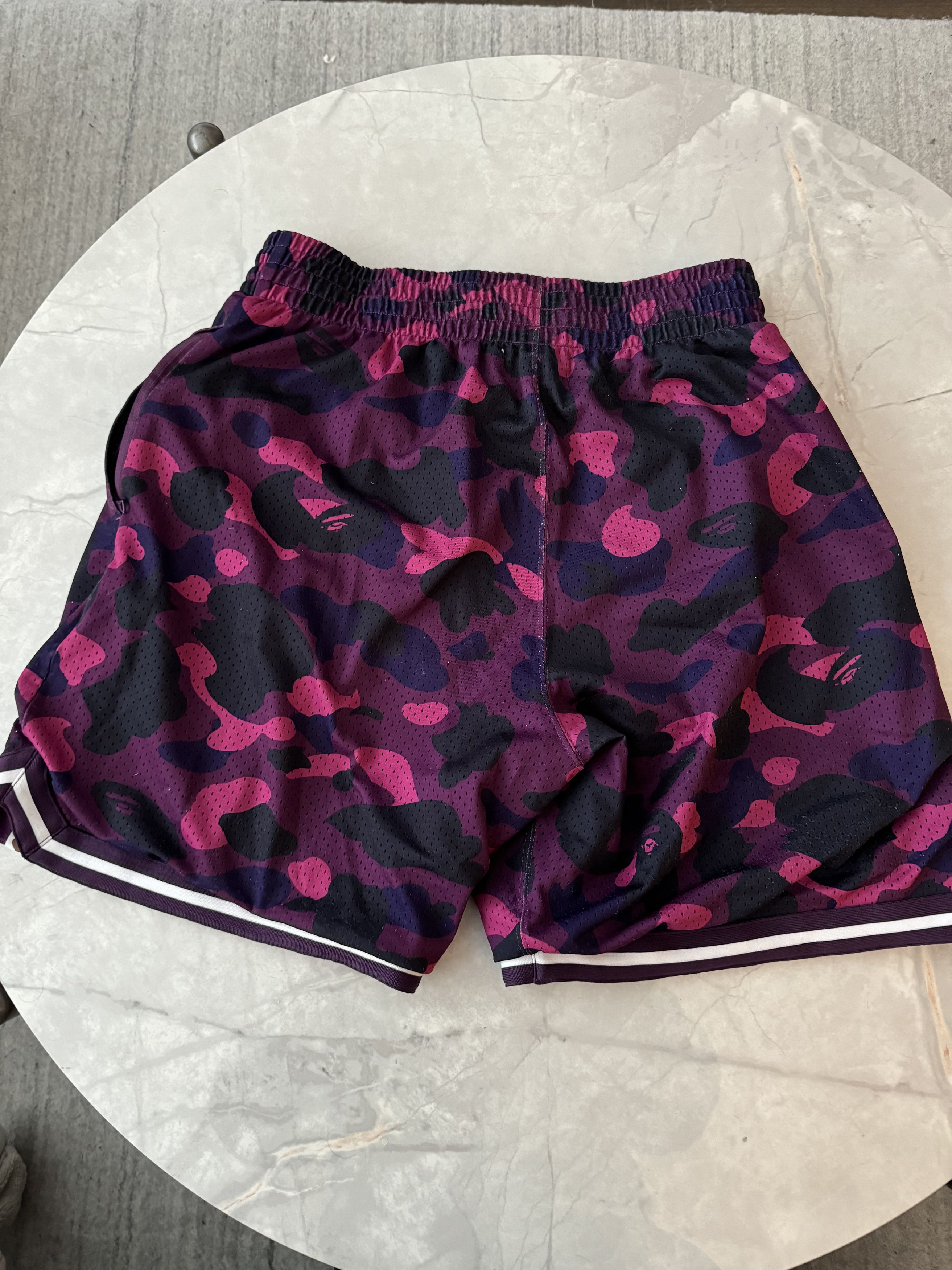 Bape Babe purple camo shorts Grailed