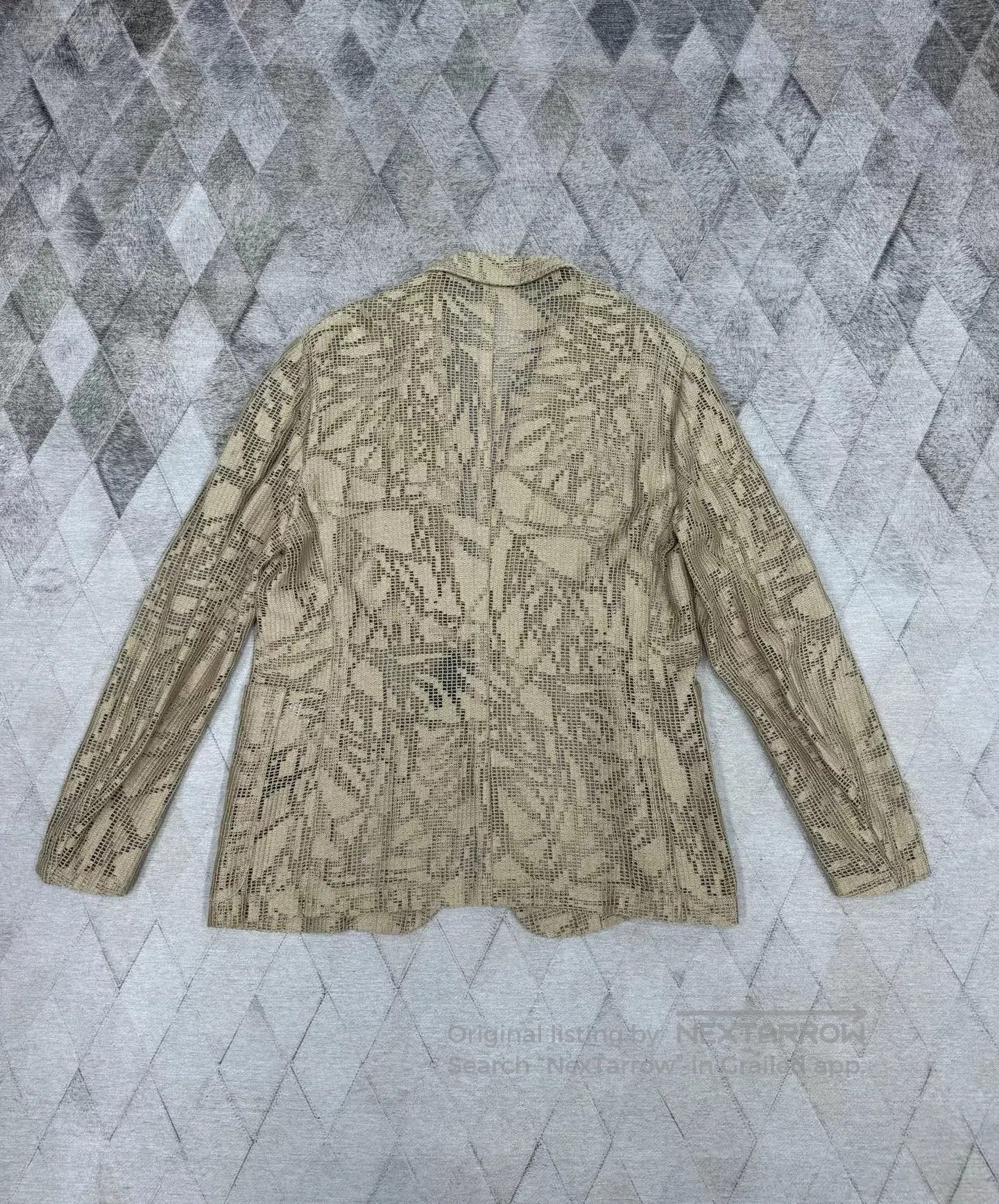 Ermenegildo Zegna Zegna Couture Spring Summer Hollow Out Blazer. Size US L / EU 52-54 / 3 - 5 Thumbnail