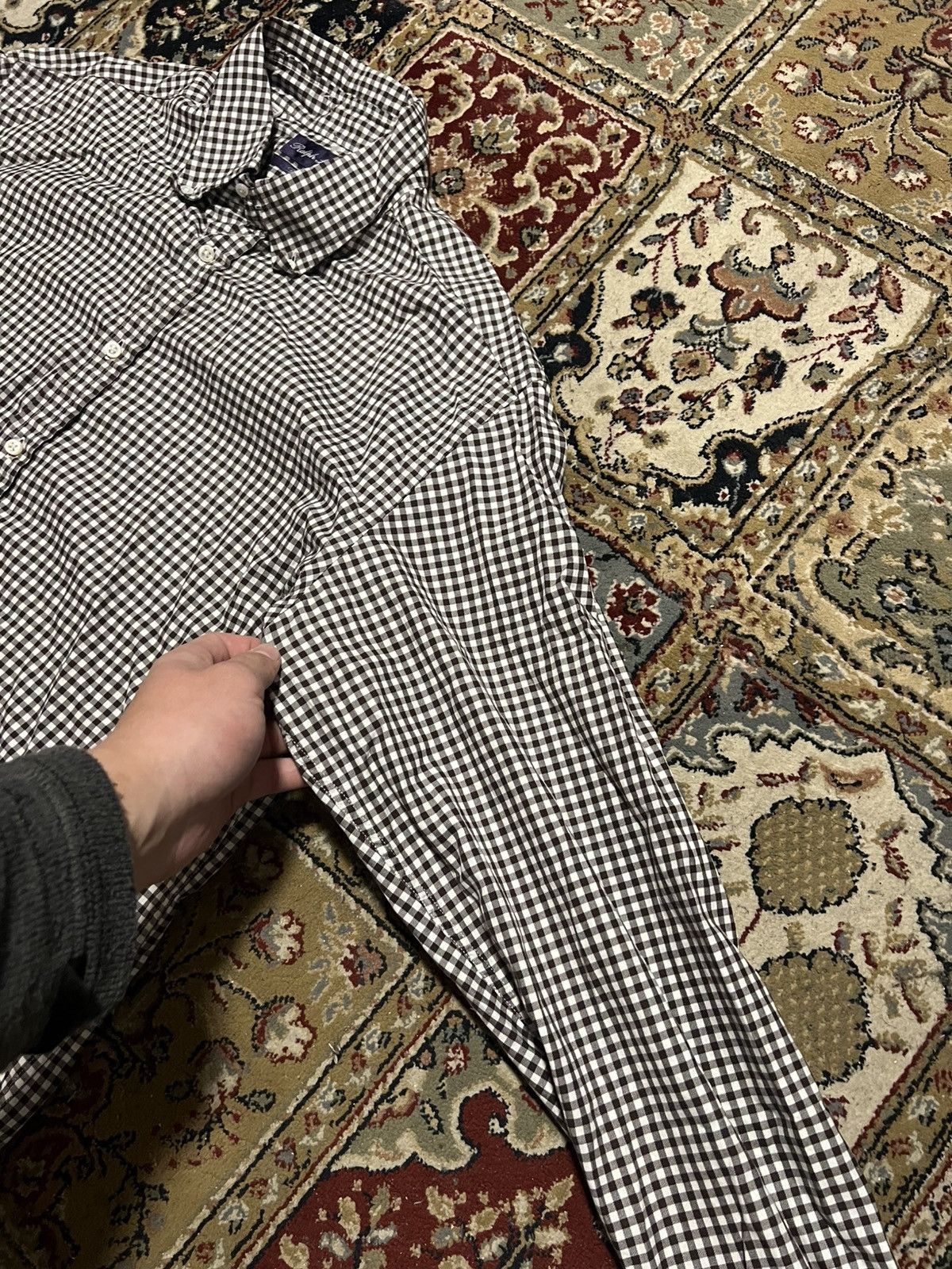Ralph Lauren Ralph Lauren Purple Laber Italy Luxury Shirt Hype Rare Stree Size US XL / EU 56 / 4 - 6 Thumbnail