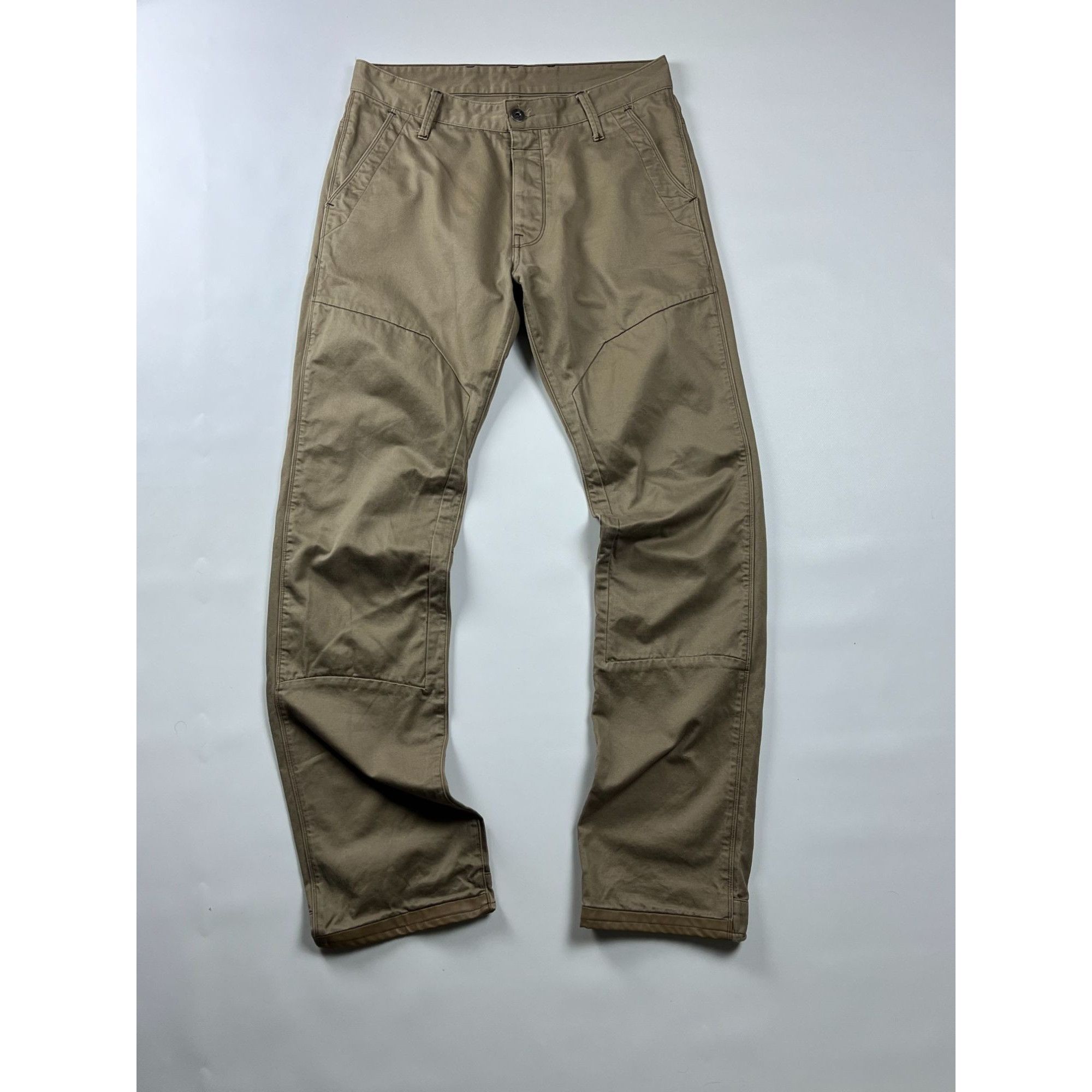 G-Star × Vintage G-Star Vintage Olive Green Double Knee Pants Size US 34 / EU 50 - 1 Thumbnail