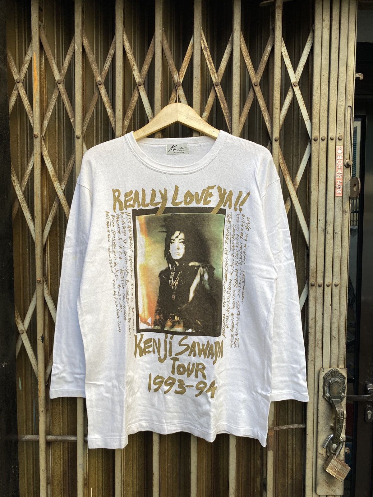Band Tees Vintage Kenji Sawada Tour 1993 Tee Size US L / EU 52-54 / 3 - 1 Thumbnail