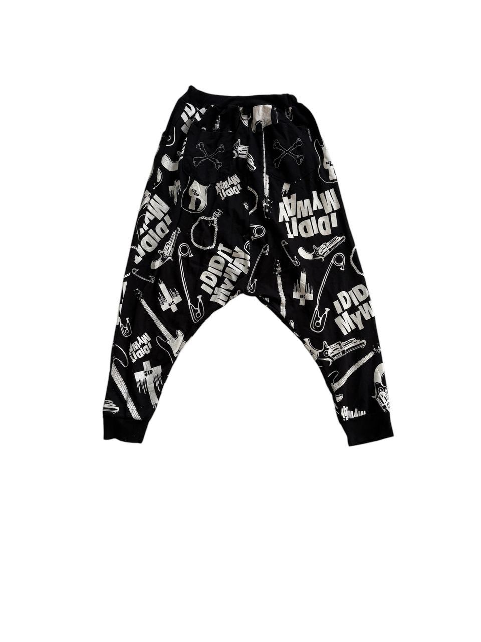 Japanese Brand Lovees Rock Harem Pant Full Print Design Size US 26 / EU 42 - 8 Thumbnail