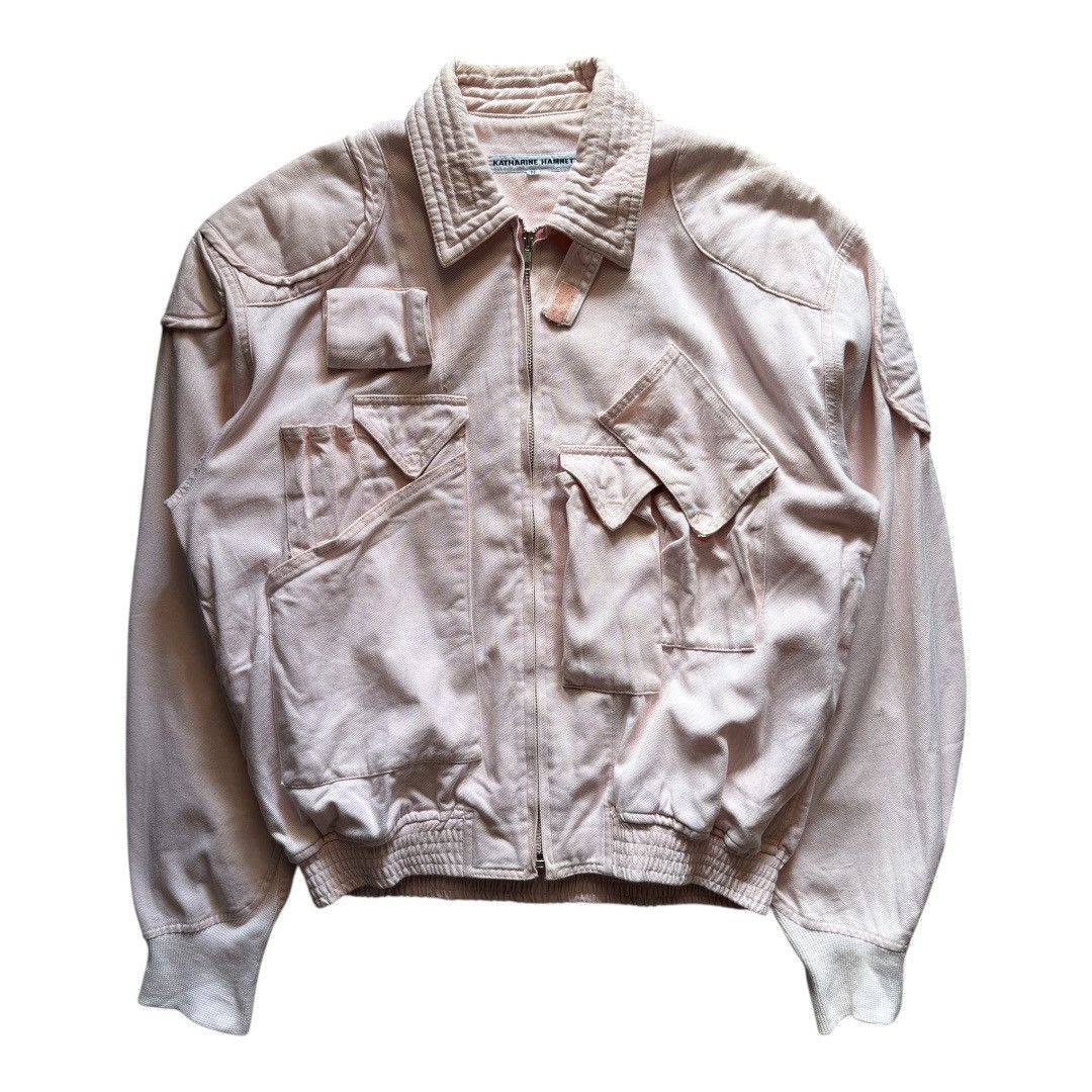 Katharine Hamnett Cargo Padded Bomber Jacket