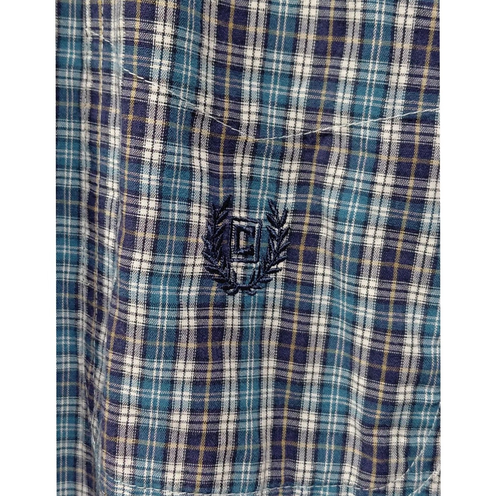 Chaps VINTAGE CHAPS EST. 1978 Plaid Shirt Blue Long Sleeve Button-Up Size XXL Men's Size US XXS / EU 40 - 3 Thumbnail
