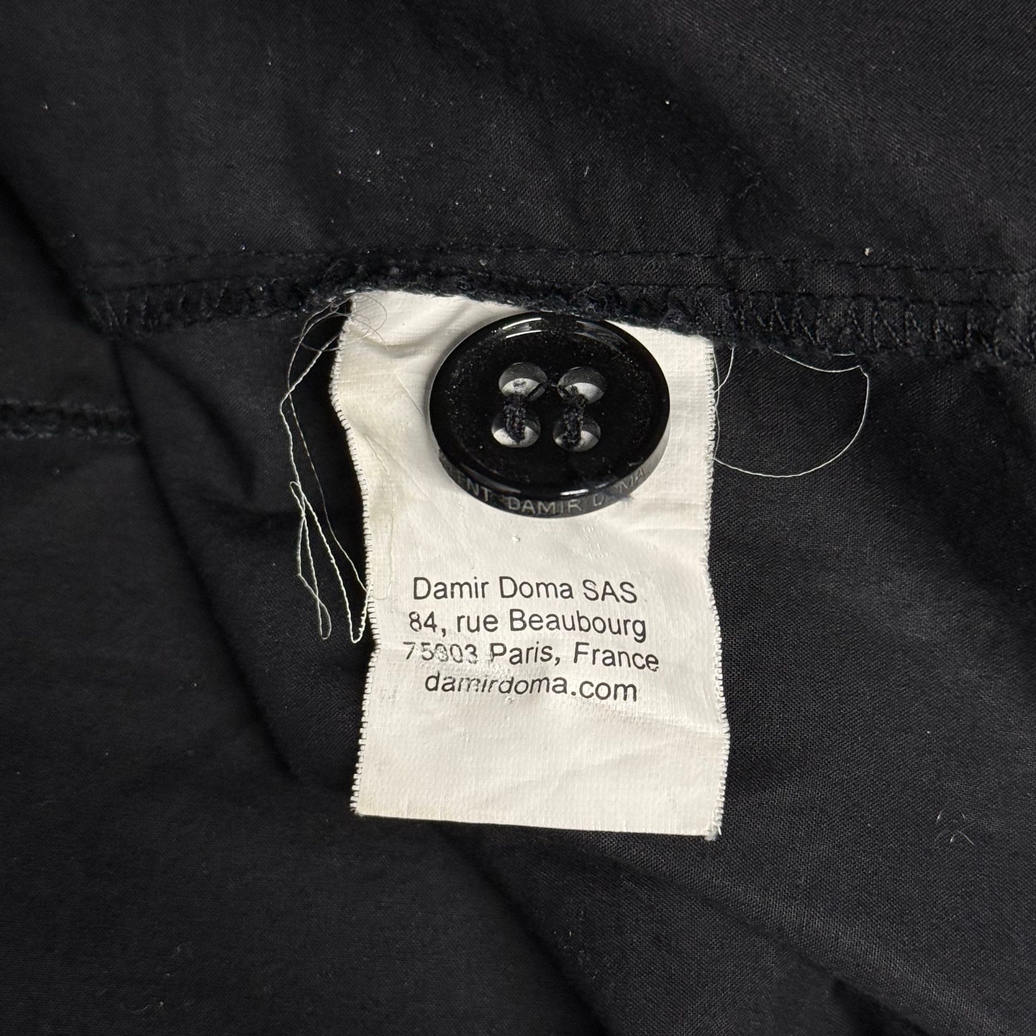 Silent By Damir Doma DAMIR DOMA SILENT BLACK COTTON BLEND BACK POCKET T SHIRT Size US L / EU 52-54 / 3 - 9 Thumbnail