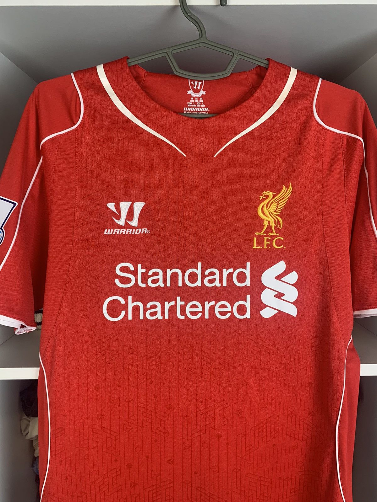 Warrior Warrior Liverpool Gerrard 2014 Football Shirt Soccer Jersey Size US M / EU 48-50 / 2 - 13 Thumbnail