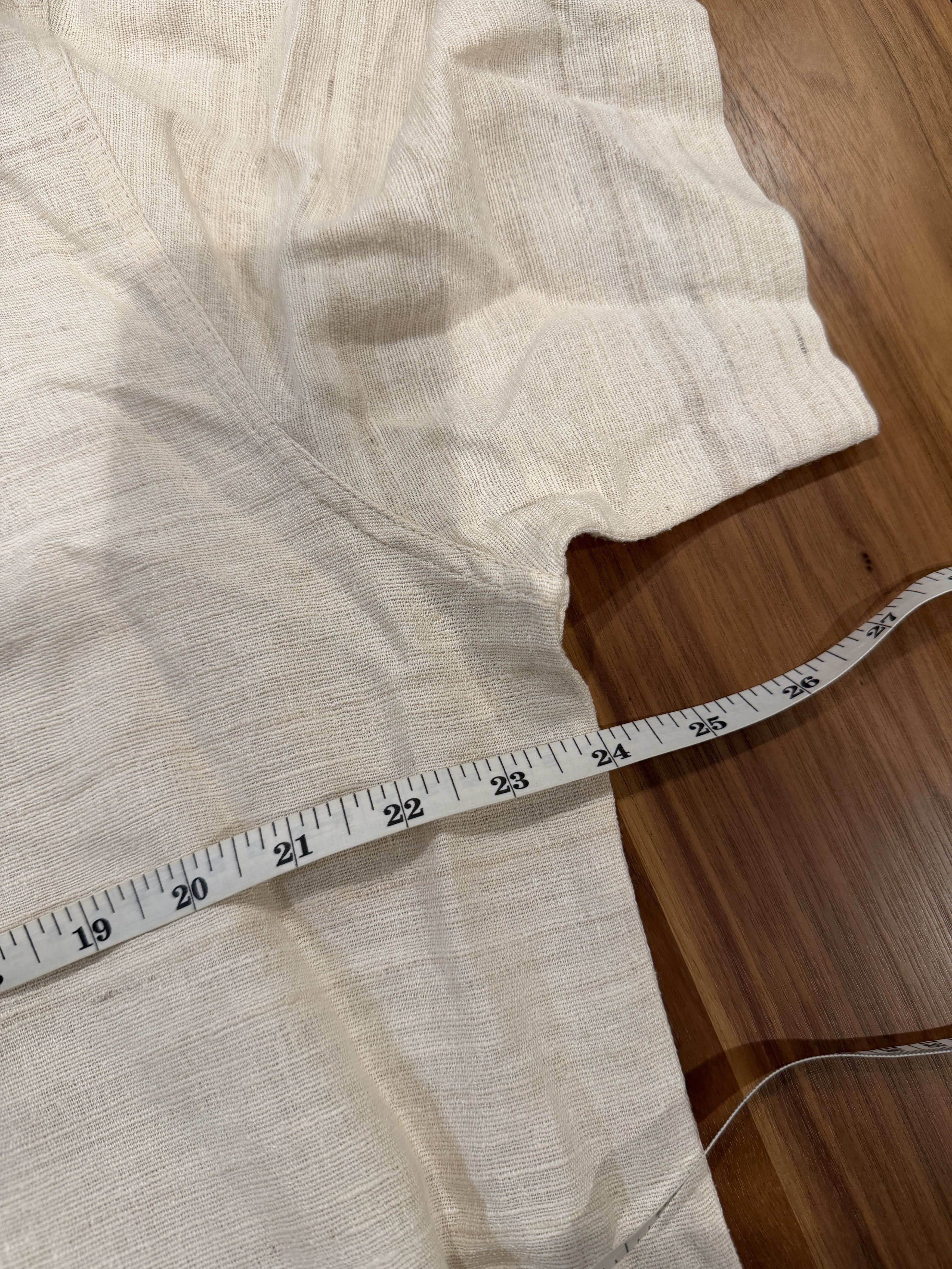 3sixteen 3Sixteen Leisure Shirt Ivory Handloom Silk 2XL Size US XXL / EU 58 / 5 - 6 Thumbnail