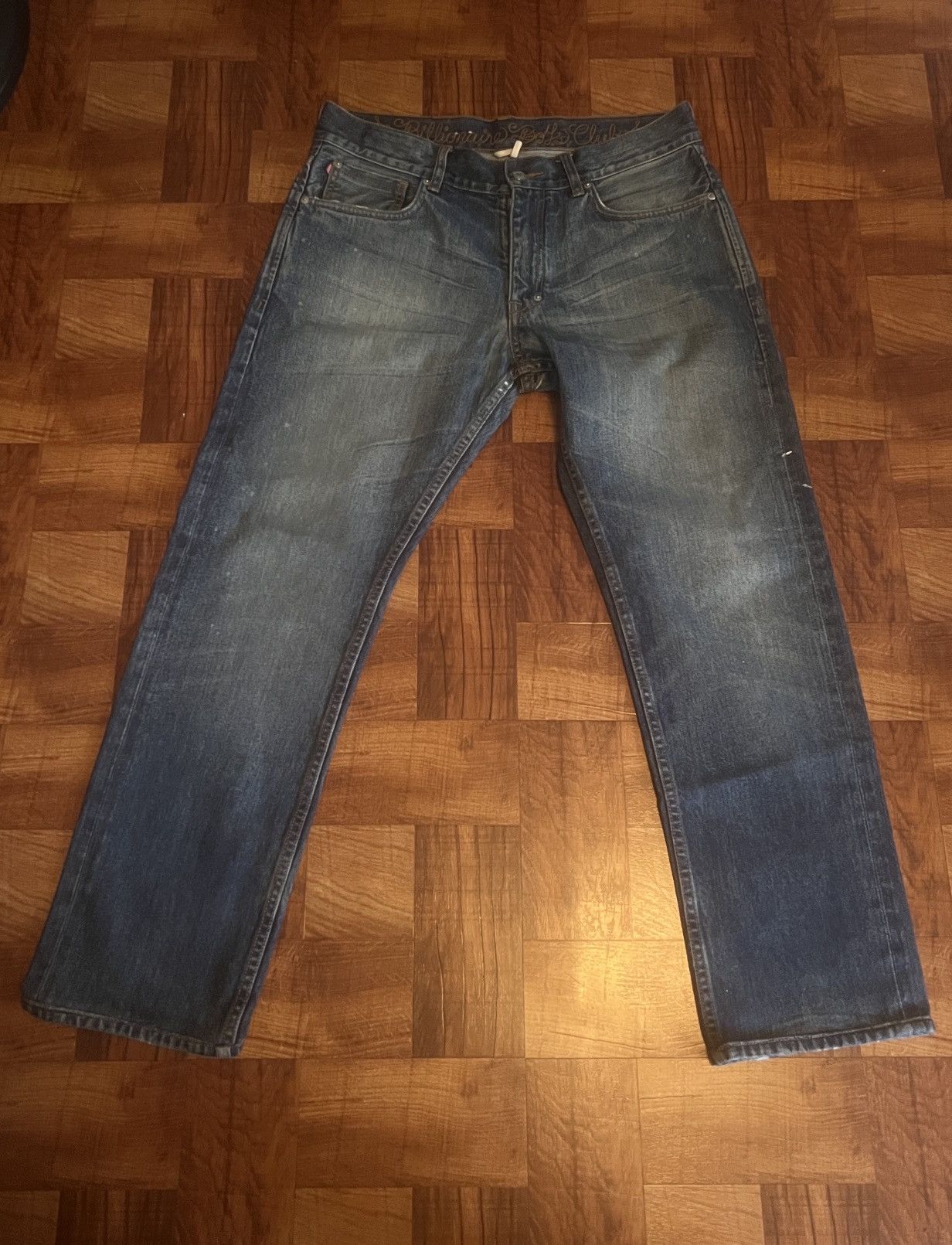 Billionaires Boys Club astronaut head pocket jeans