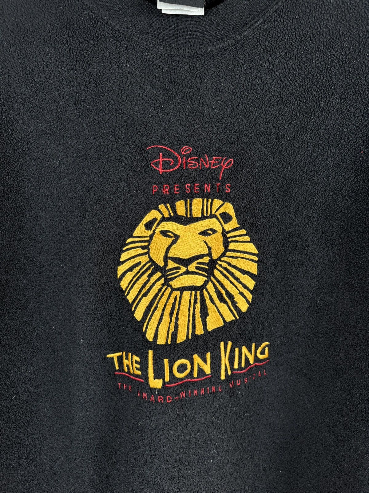 Cartoon Network × Disney × Vintage The Lion King Disney vintage black embroidery fleece sweater Size US L / EU 52-54 / 3 - 4 Thumbnail