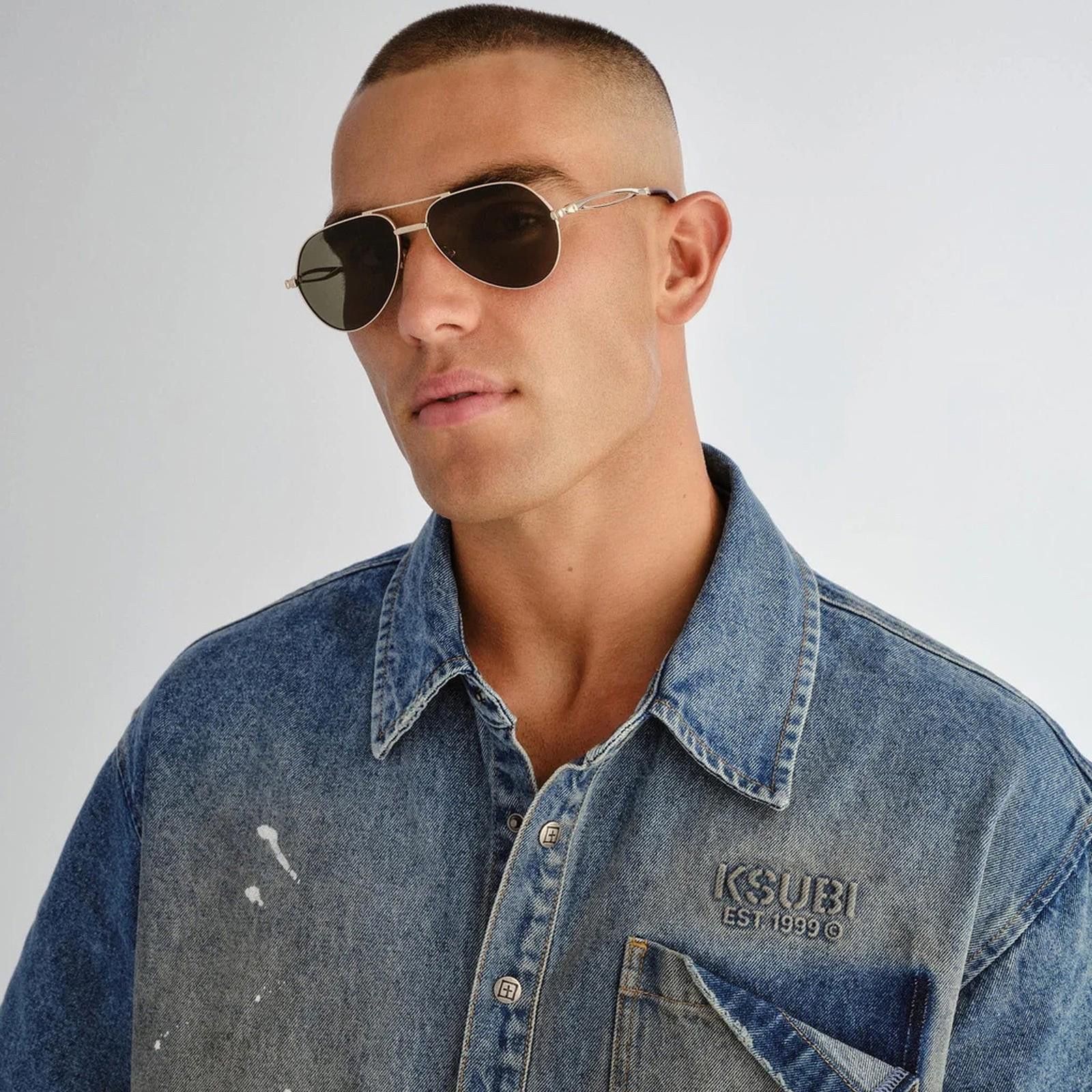 Ksubi New ksubi sunglasses mens womens the montana gold brown Size ONE SIZE - 6 Thumbnail