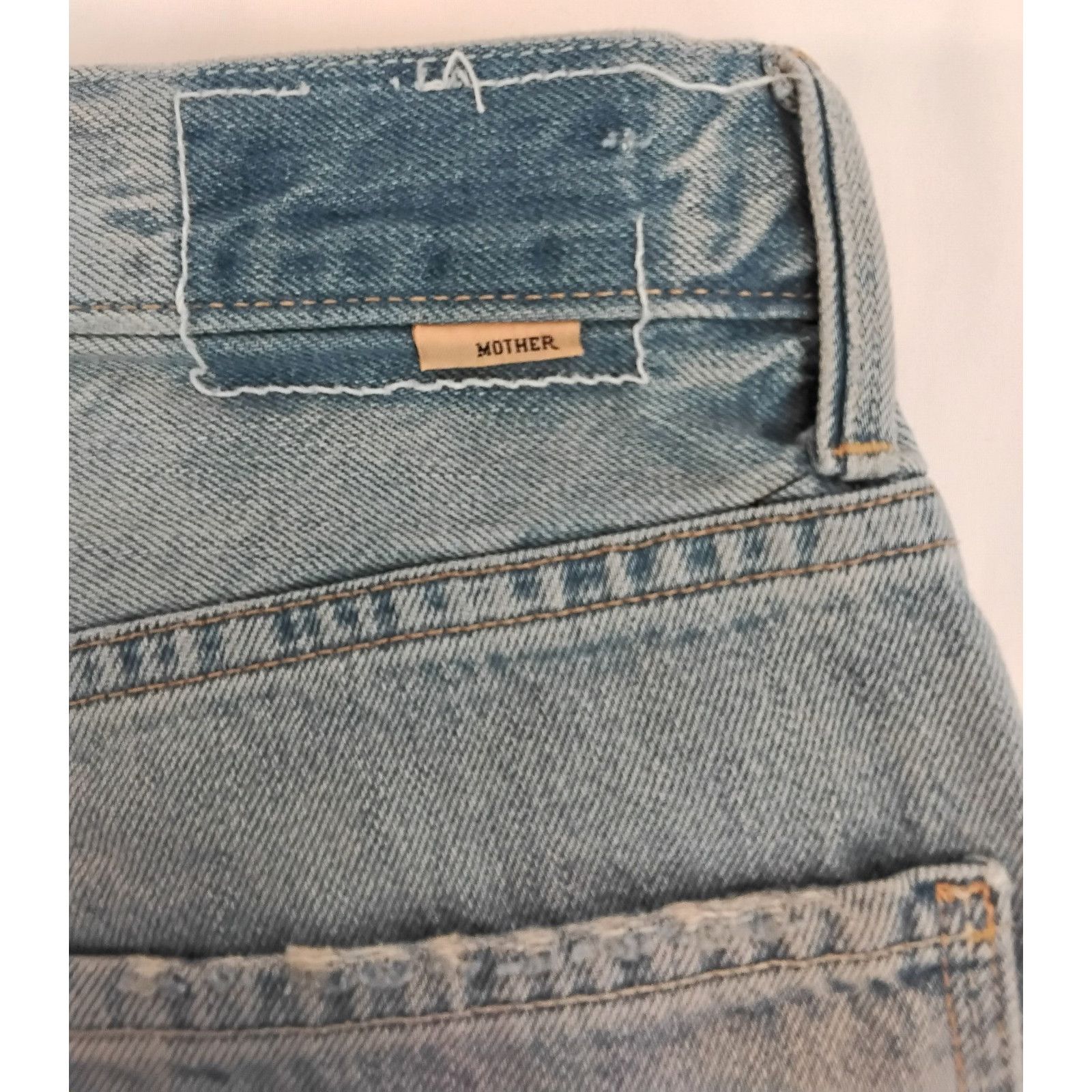 MOTHER Mother Hiker Hover Jeans Women's 26 Light Wash High Waist Size 26" / US 2 / IT 38 - 6 Thumbnail