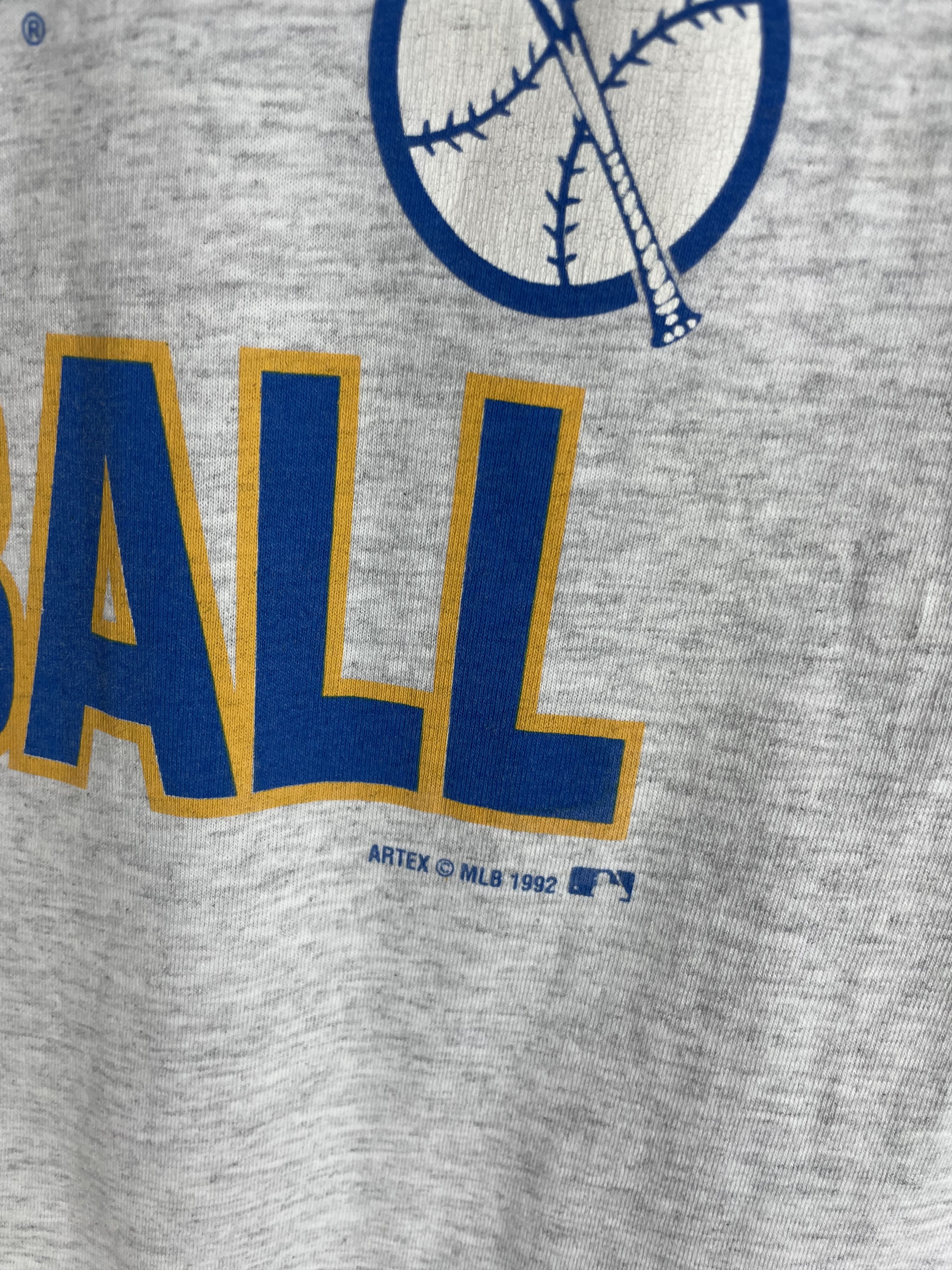 MLB VINTAGE 90s MILWAUKEE BREWERS BASEBALL TEE Size US XL / EU 56 / 4 - 5 Thumbnail