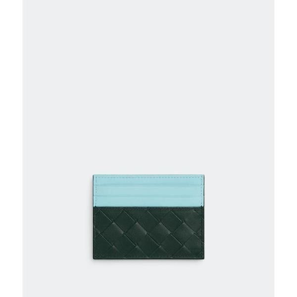 Bottega Veneta o1n1vont0824 Size: OS / 635057 Card Case in Green/Light Blue Size ONE SIZE - 2 Thumbnail