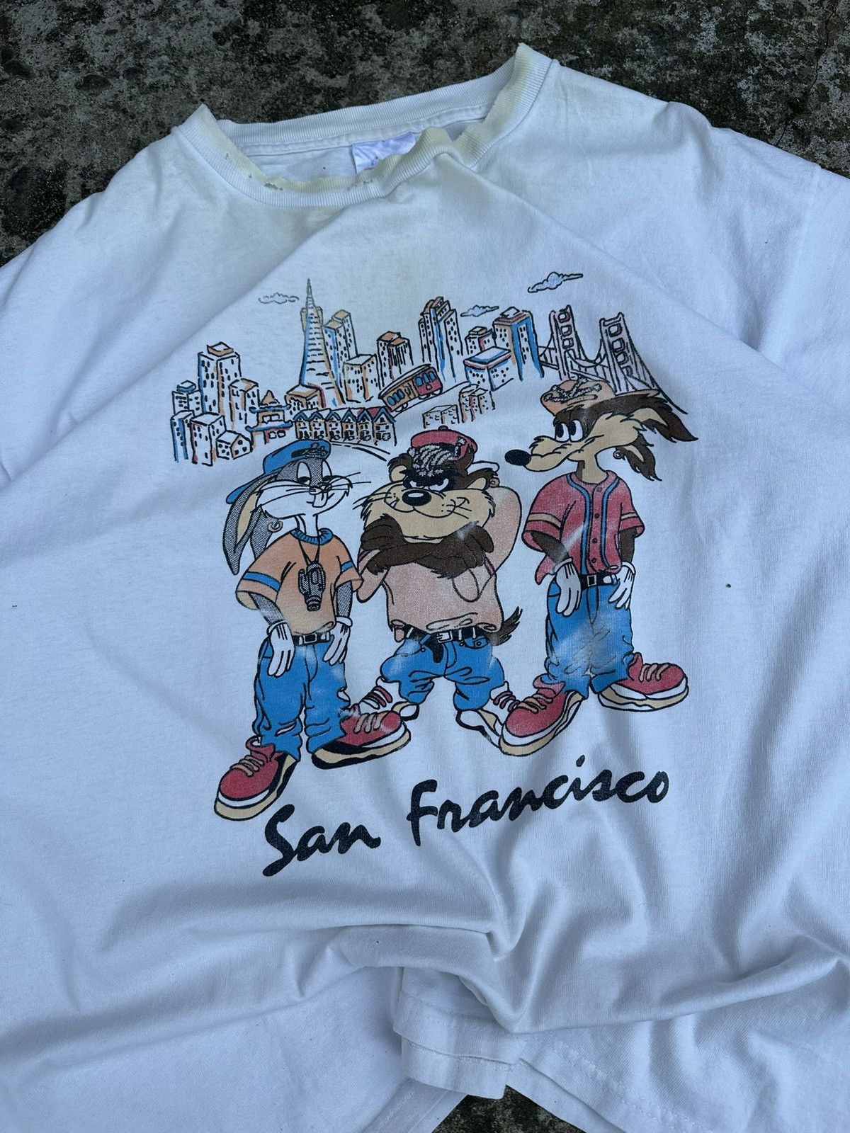 Vintage × Warner Bros Vintage Looney Tunes San Francisco Shirt Men's Size XL Size US XL / EU 56 / 4 - 2 Thumbnail