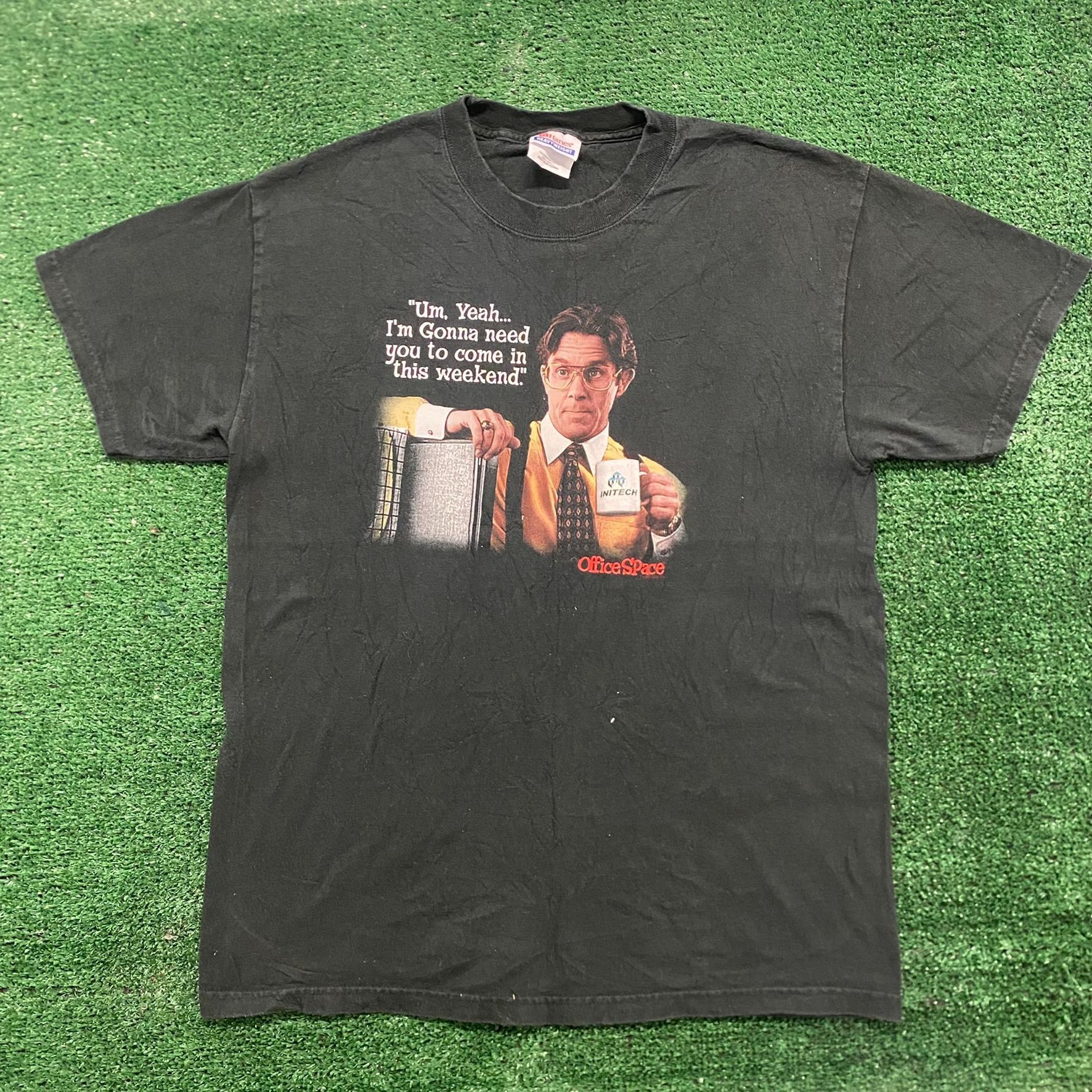Hanes Vintage 2004 Office Space T-Shirt Funny Movie Film Quote Size US M / EU 48-50 / 2 - 1 Thumbnail