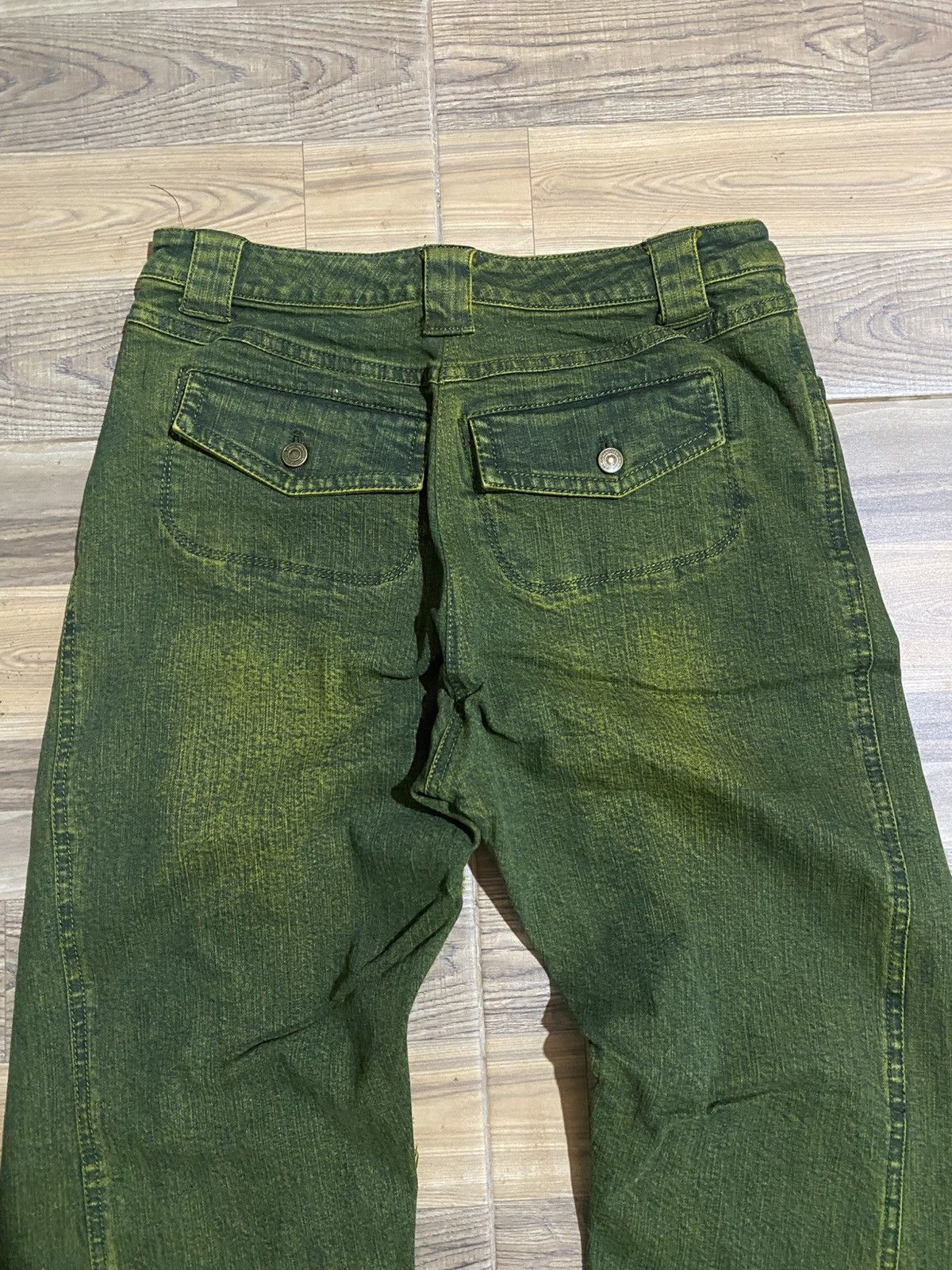 Japanese Brand JAPANESE BRAND FLARED FLOWERS JEANS Size 42" / US 20 - 9 Thumbnail