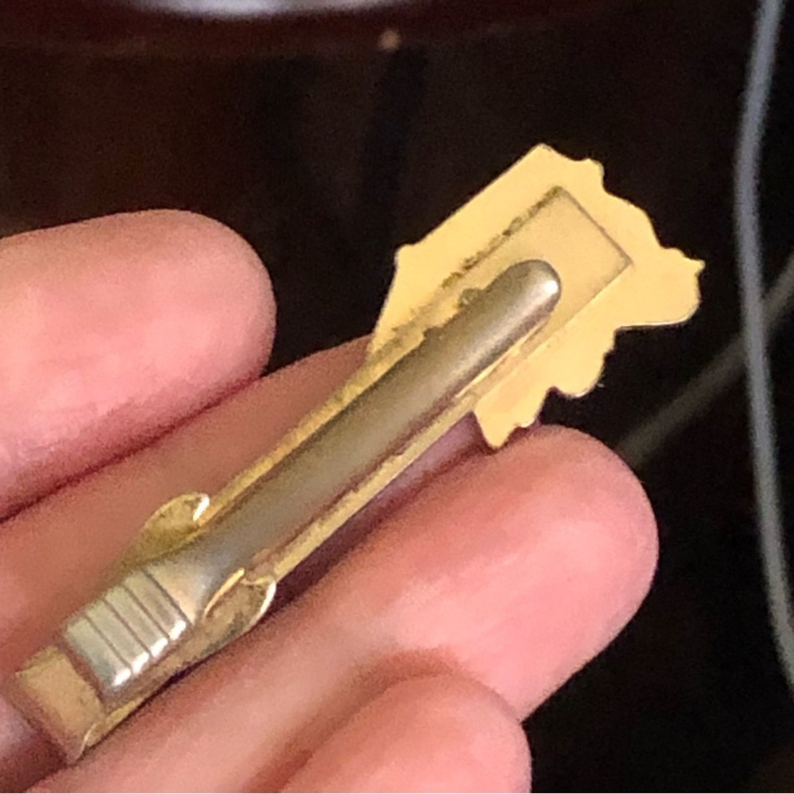 Vintage Vintage men’s gold tone Globe tools tie bar Size ONE SIZE - 3 Thumbnail