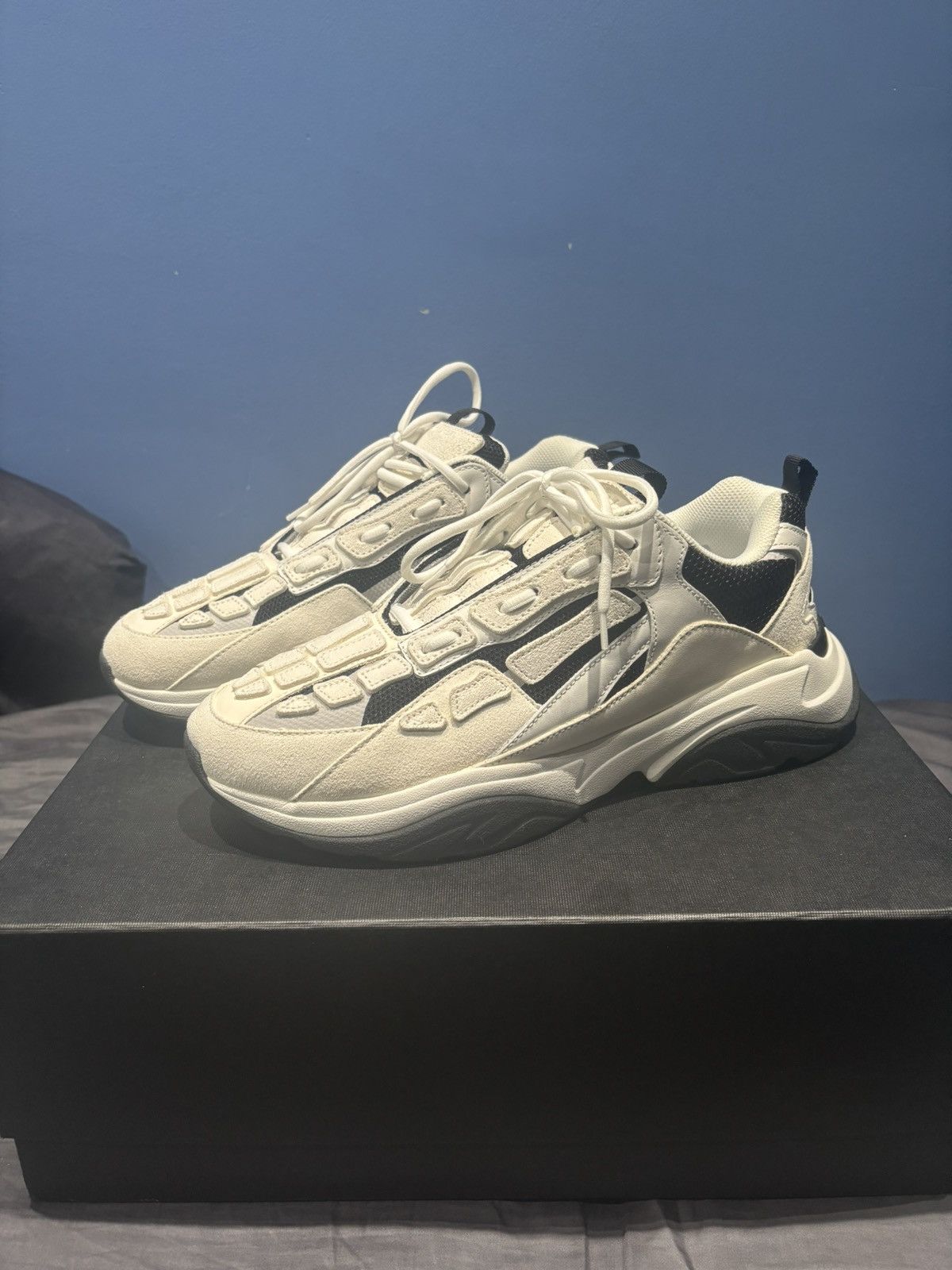 Amiri Amiri Man Sneakers AMFOSR1115 VINTAGEBLUE Size EU 43