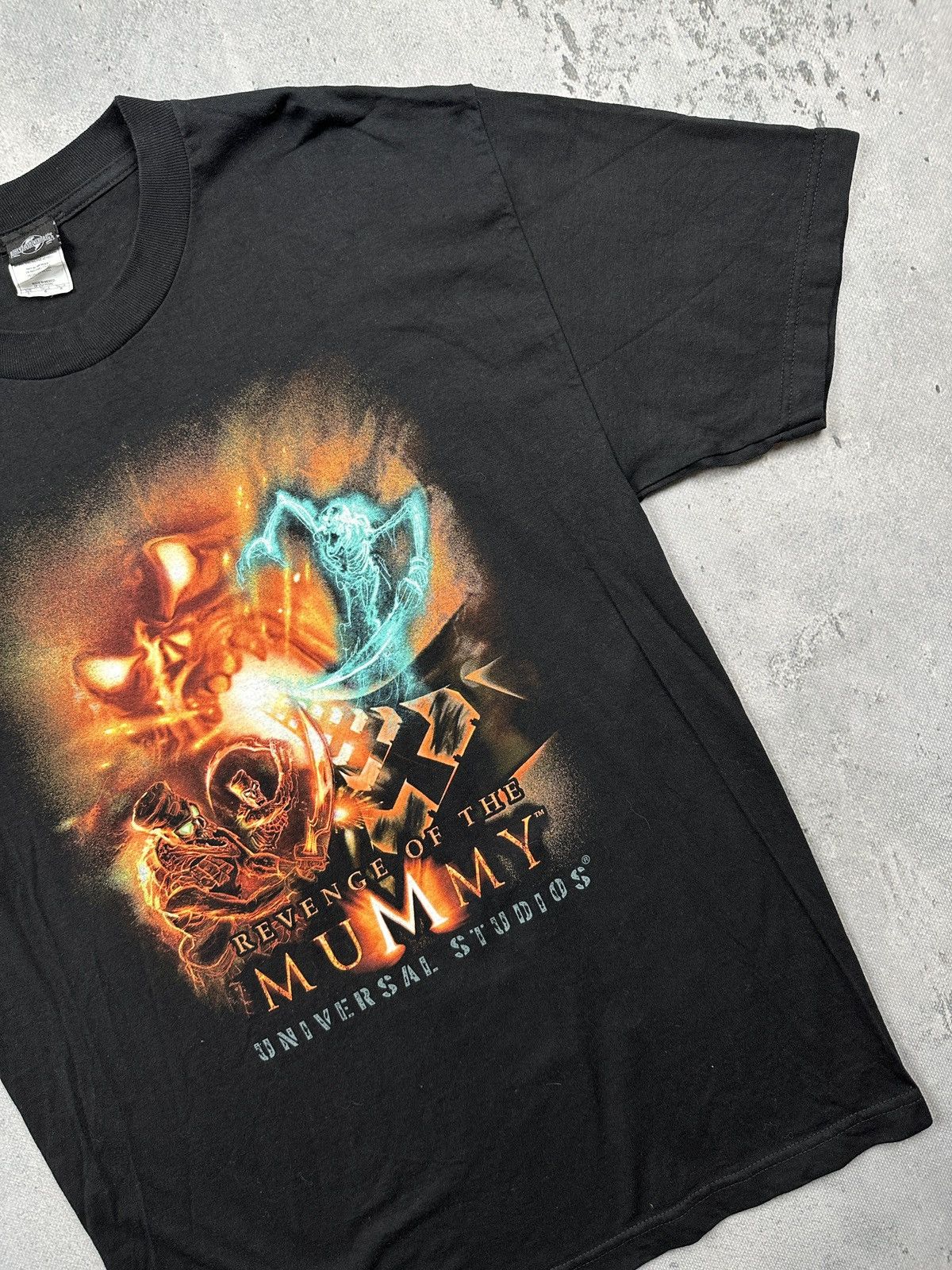 Universal Studios Vintage Universal Studios Revenge of the Mummy T-shirt Rare Size US L / EU 52-54 / 3 - 4 Thumbnail