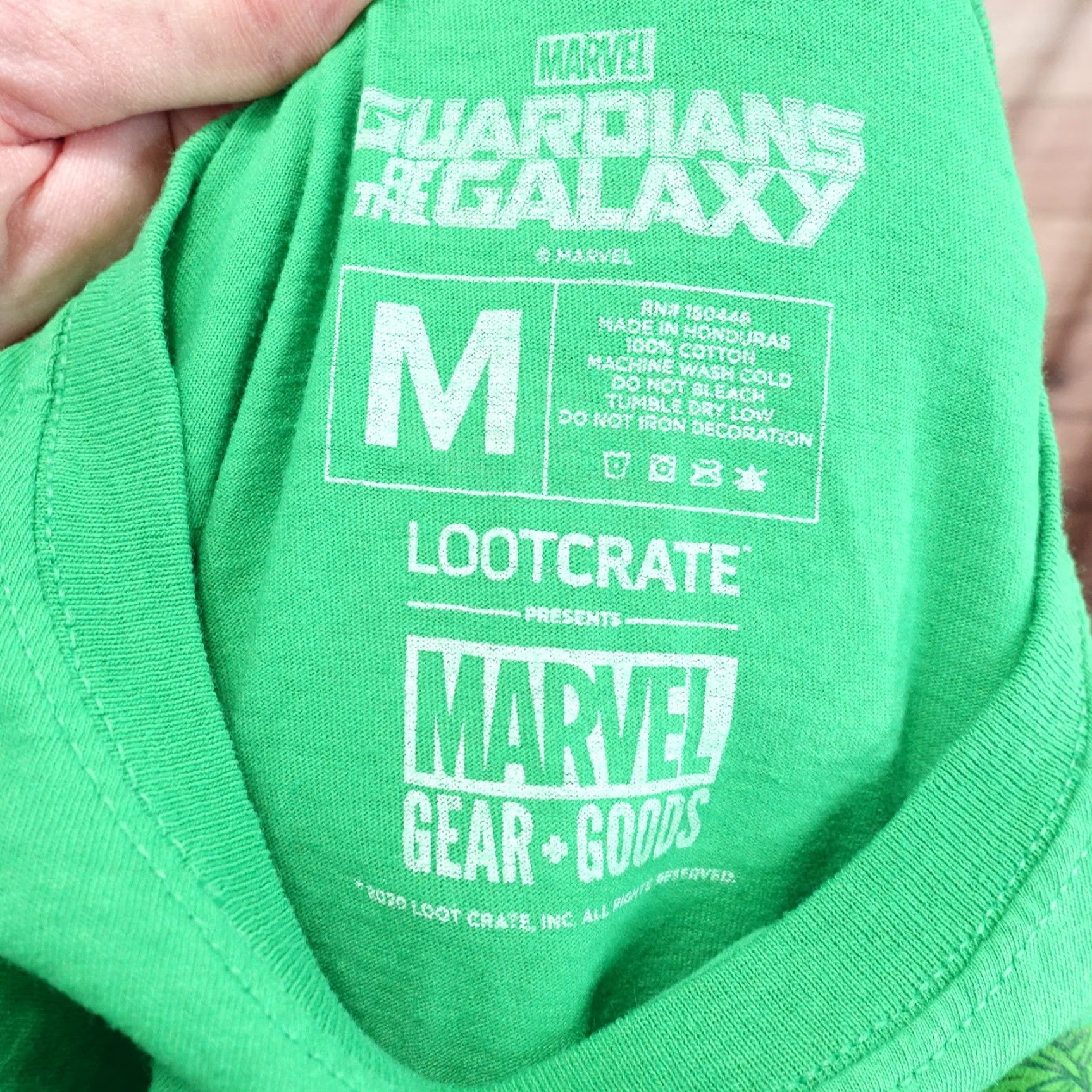 Vintage GUARDIANS OF THE GALAXY Gamora Marvel Loot Crate Super Hero T-Shirt M Unisex Adults Green Crew Neck Short Sleeve Cotton 19x27 inches 1990s Theme Mens Size US M / EU 48-50 / 2 - 6 Thumbnail