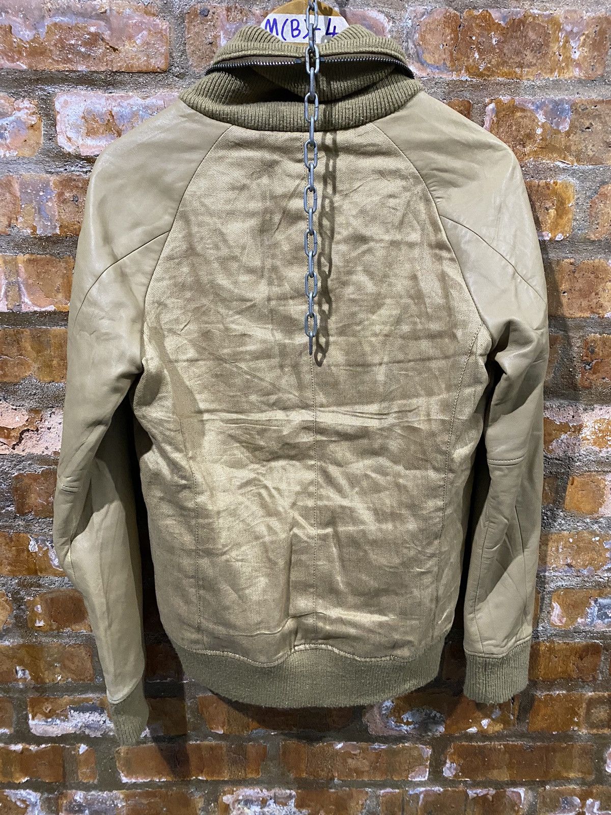 AKM × If Six Was Nine × Japanese Brand 2000s AKM Japan Bono Gimp Leather sleeve Jacket Size US S / EU 44-46 / 1 - 9 Thumbnail