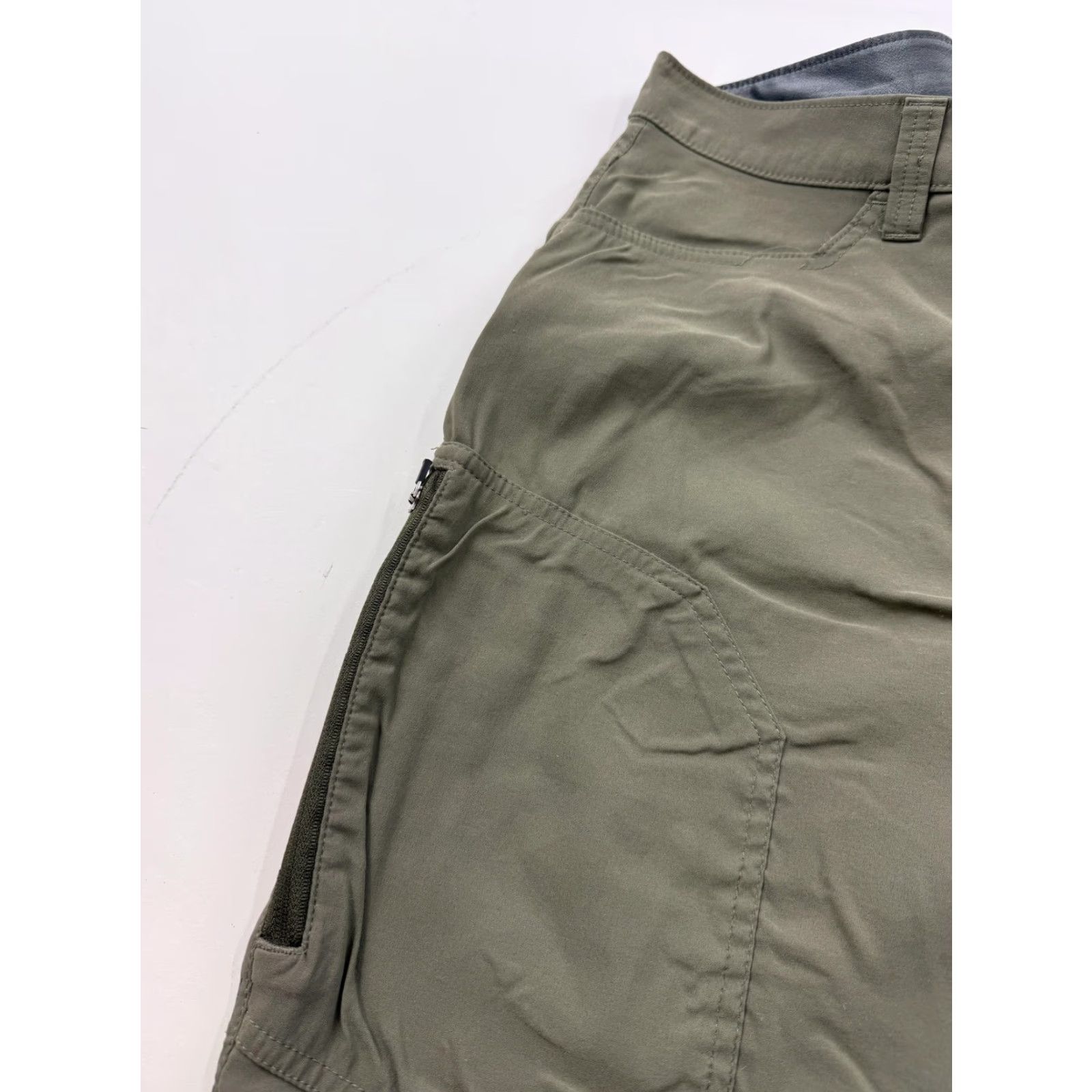 Eddie Bauer Eddie Bauer Mens Fleece Lined Tech Pant Pants 34x31 Green Zip Pocket Hiking Thermal Insulated Pockets Size US 34 / EU 50 - 4 Thumbnail