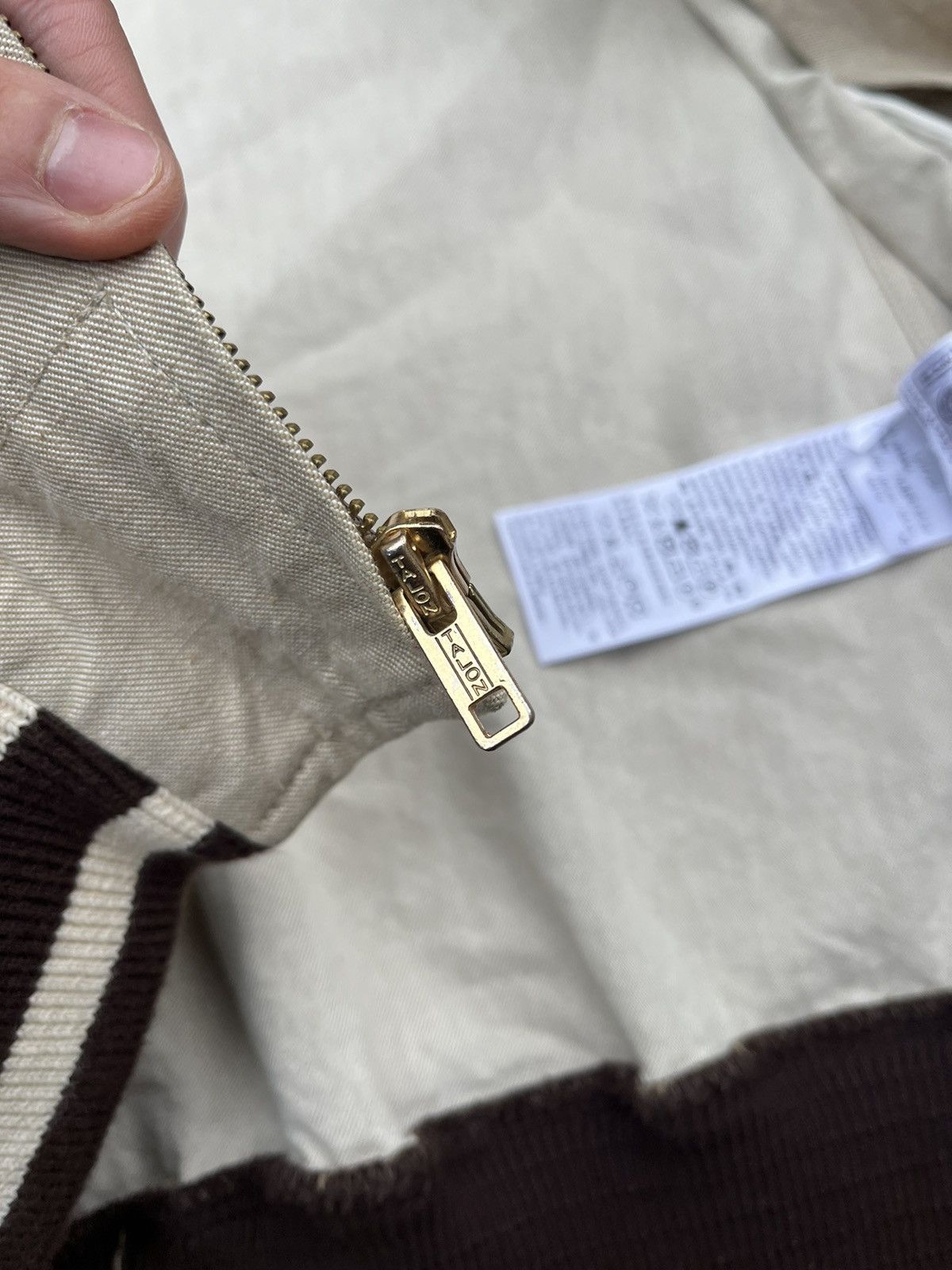 Levi's × Vintage Vintage Levis Bomber Detroit Jacket Canvas Cotton S Size US S / EU 44-46 / 1 - 10 Thumbnail